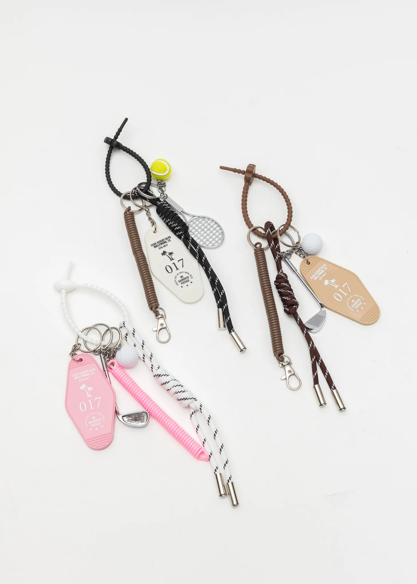 017 Motel Tag And Sports Multi Keyring
