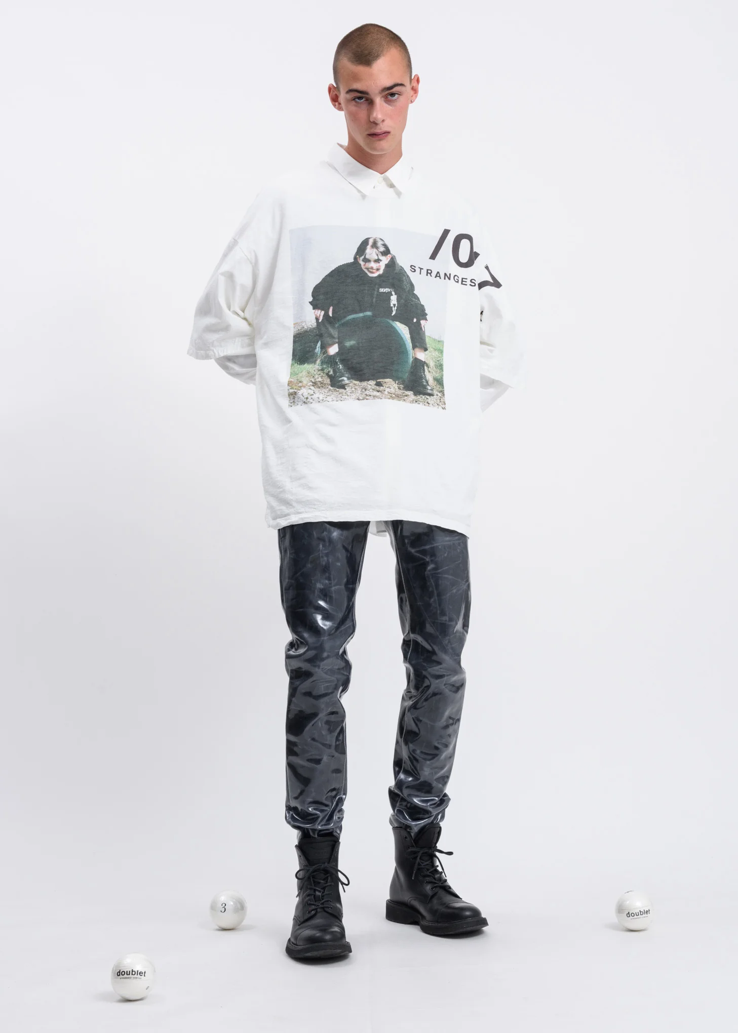 017 x Doublet Compressed Ball T-Shirt 2 - Image 6