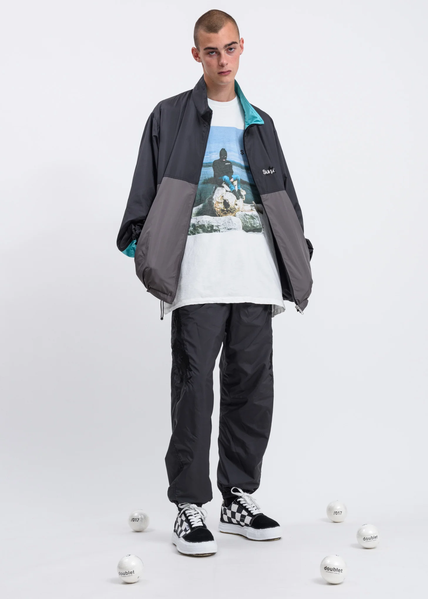 017 x Doublet Compressed Ball T-Shirt 3 - Image 6