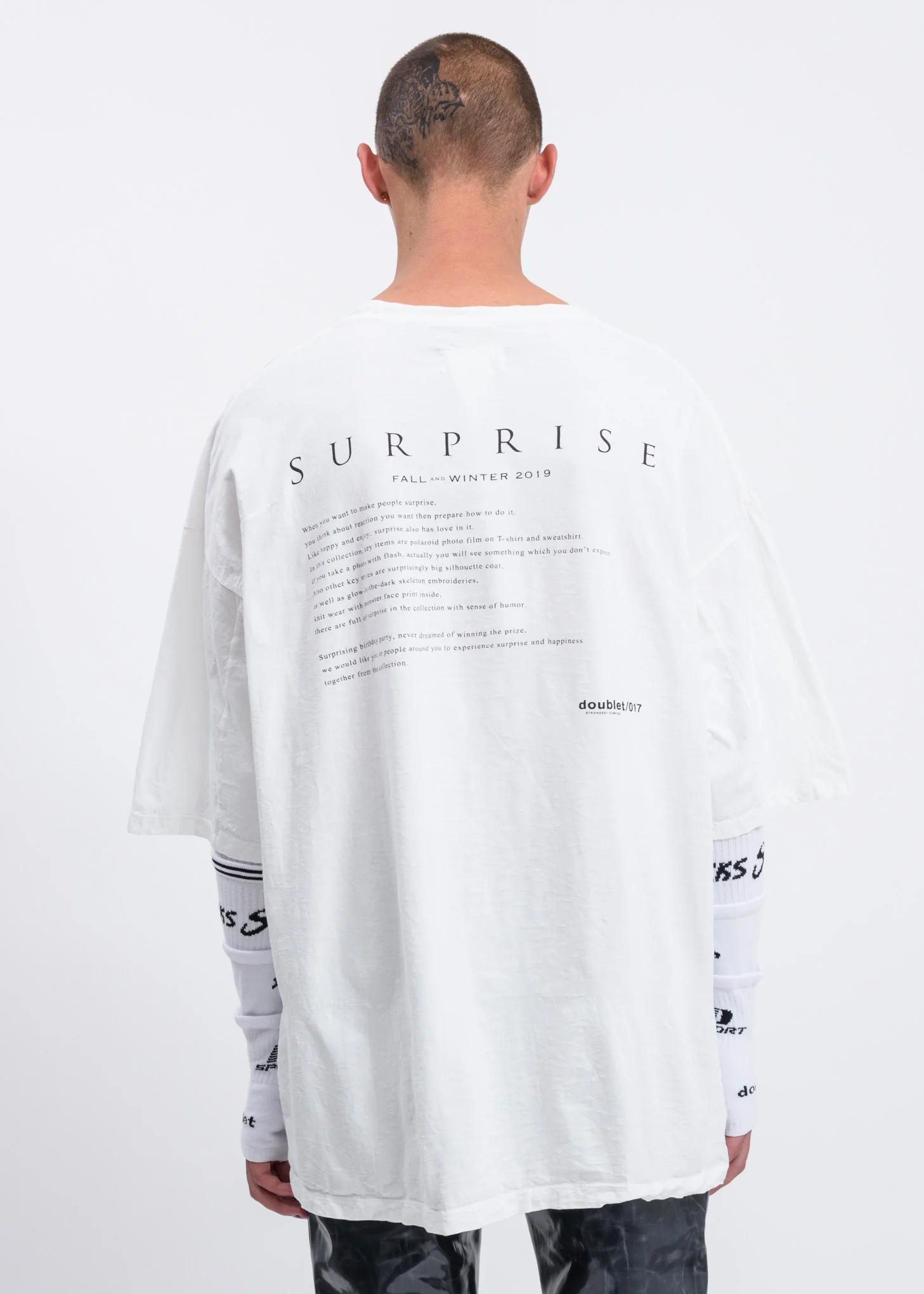 017 x Doublet Compressed Ball T-Shirt 5 - Image 3