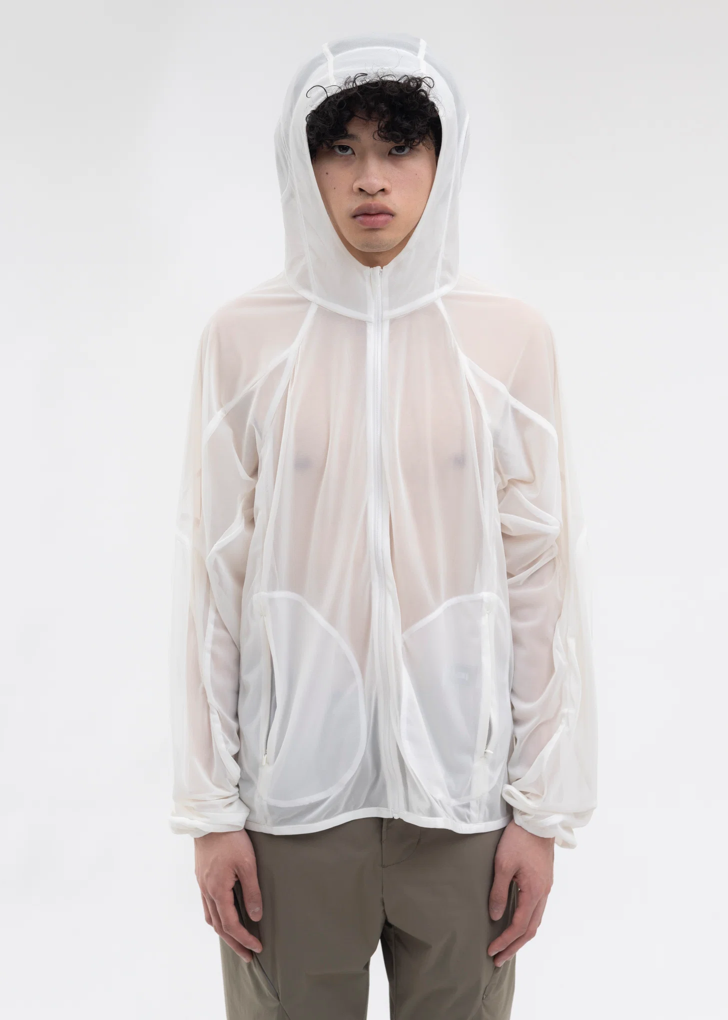 5.0+ HOODIE CENTER (WHITE)