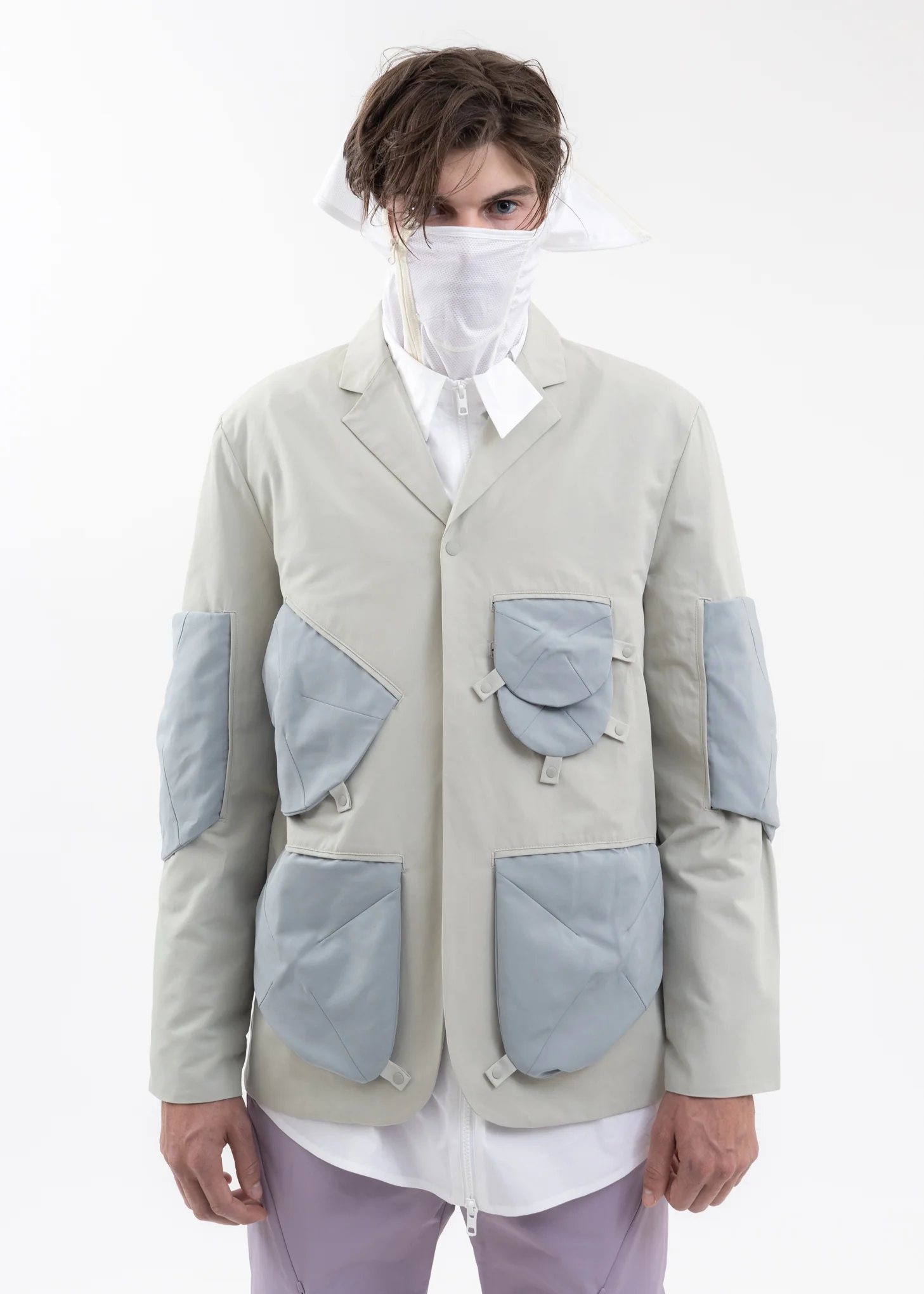 5.0 JACKET CENTER (GREY)