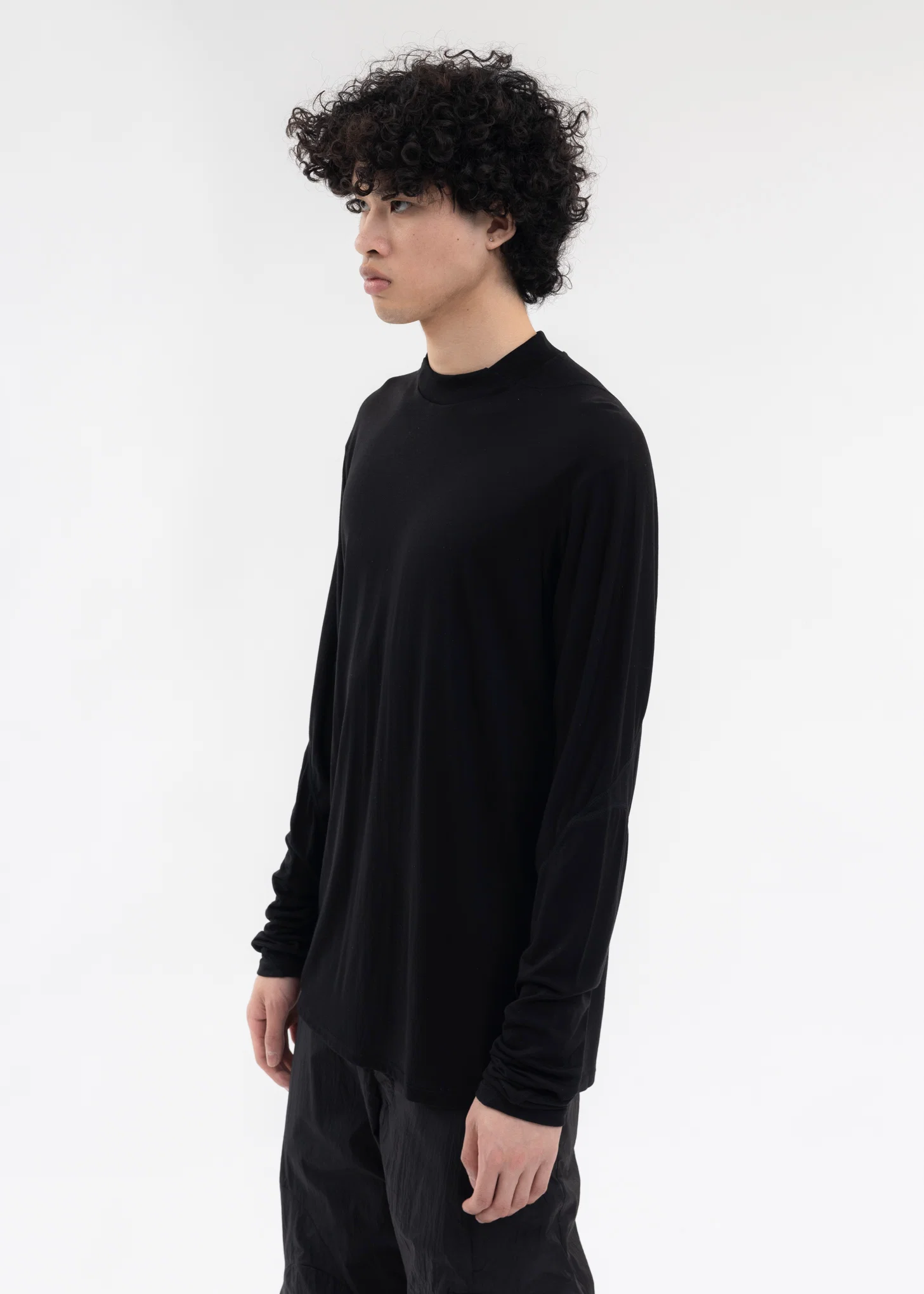 5.0+ LONG SLEEVE RIGHT (BLACK) - Image 2