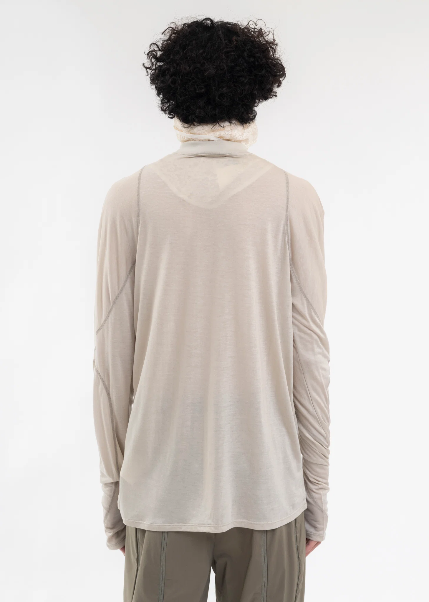 5.0+ LONG SLEEVE RIGHT (WARM GREY) - Image 4
