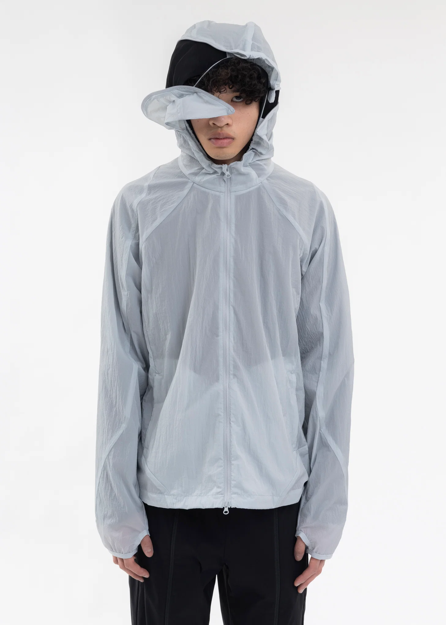 5.0+ TECHNICAL JACKET CENTER (GREY BLUE)