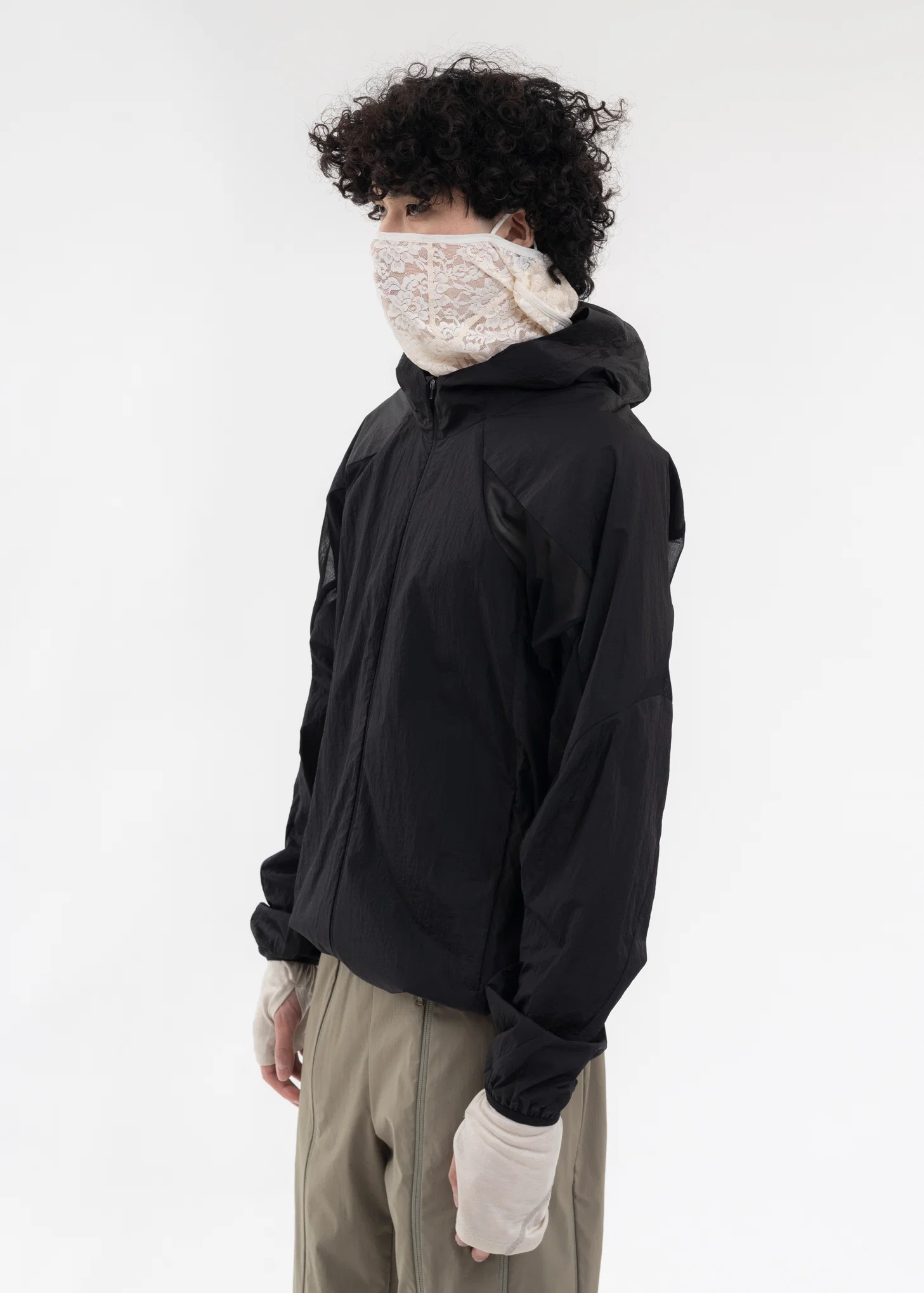 5.0+ TECHNICAL JACKET RIGHT (NYLON/BLACK) - Image 3