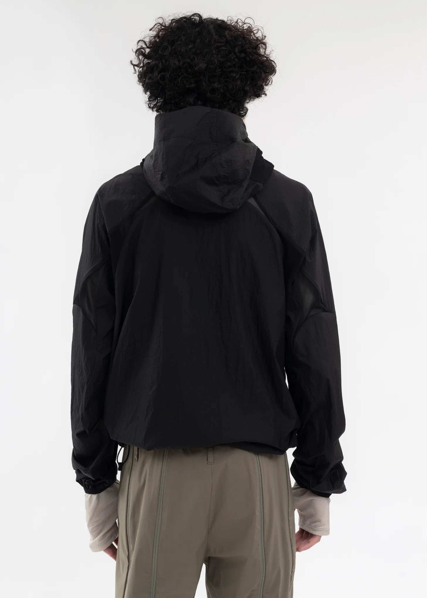 5.0+ TECHNICAL JACKET RIGHT (NYLON/BLACK) - Image 4