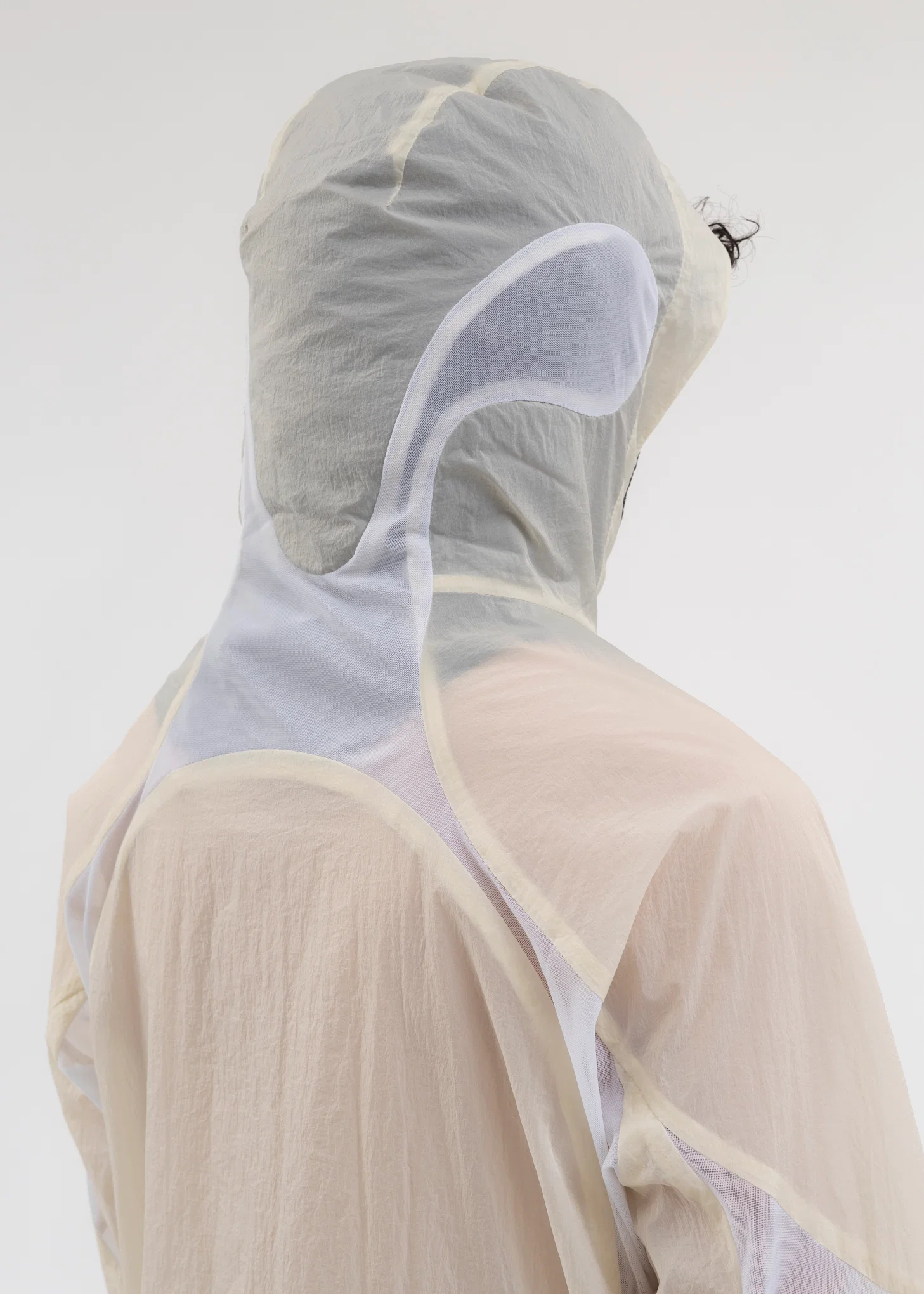 5.0+ TECHNICAL JACKET RIGHT (NYLON/IVORY) - Image 2