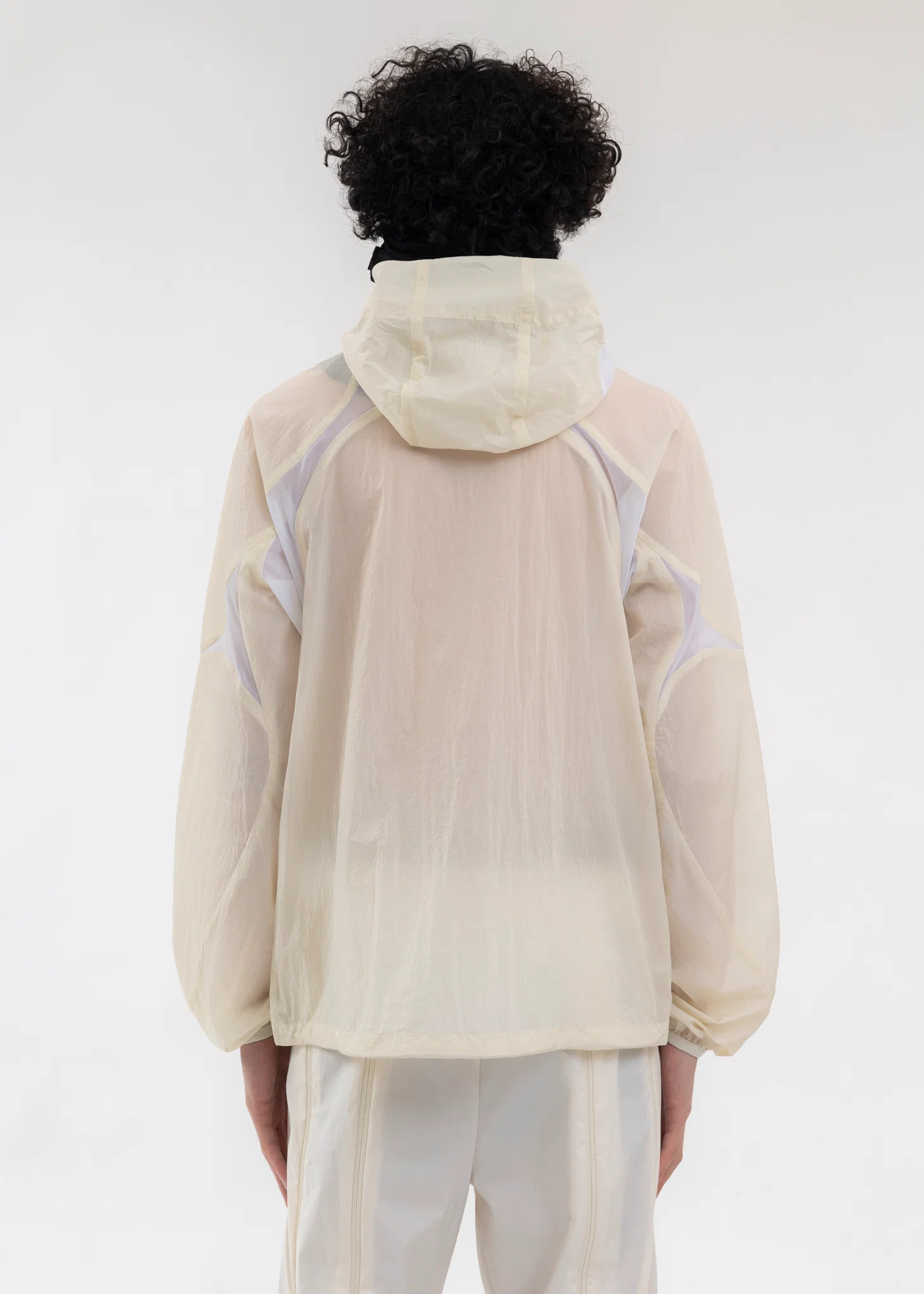 5.0+ TECHNICAL JACKET RIGHT (NYLON/IVORY) - Image 4