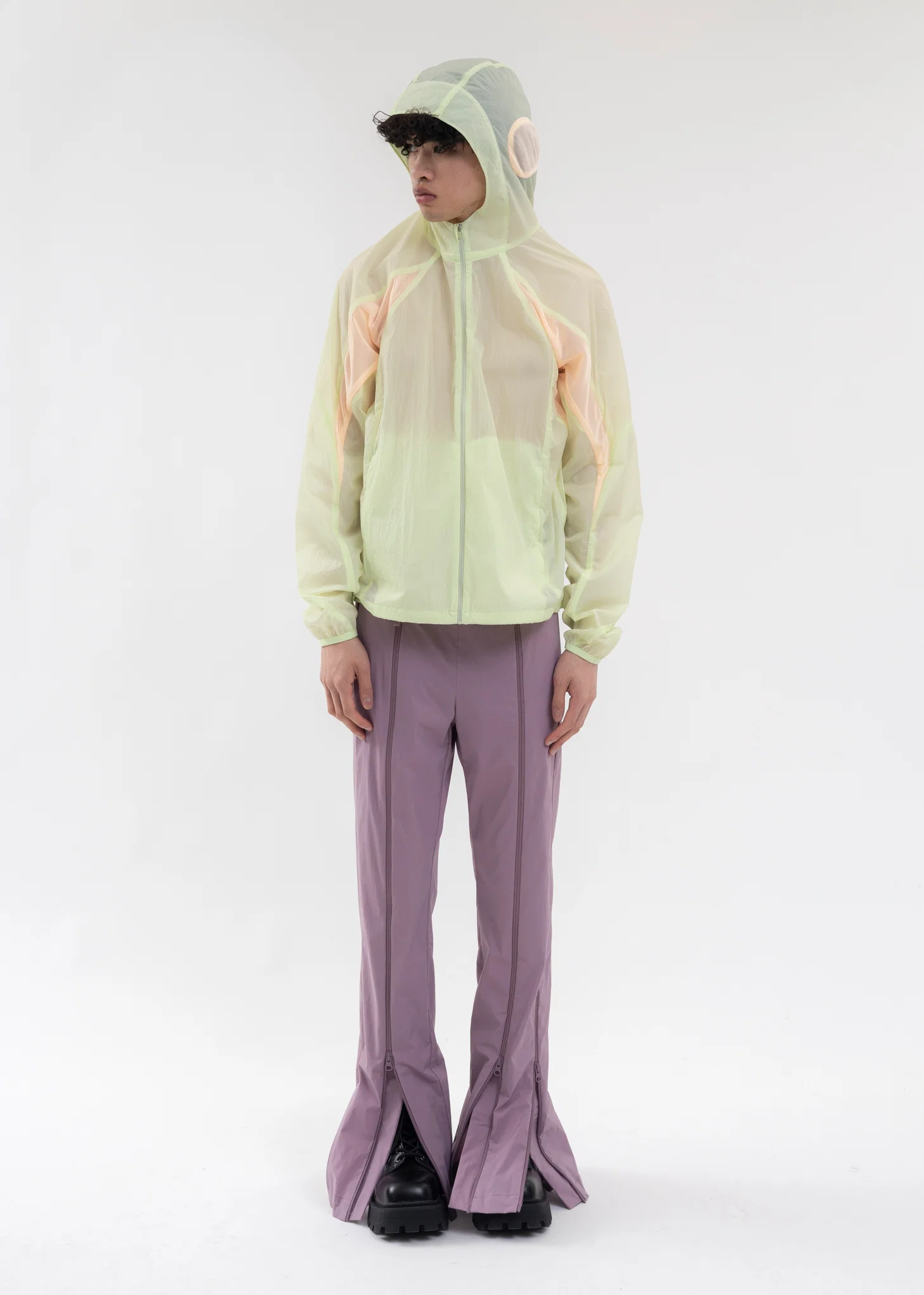 5.0+ TECHNICAL JACKET RIGHT (NYLON/LIGHT GREEN) - Image 6