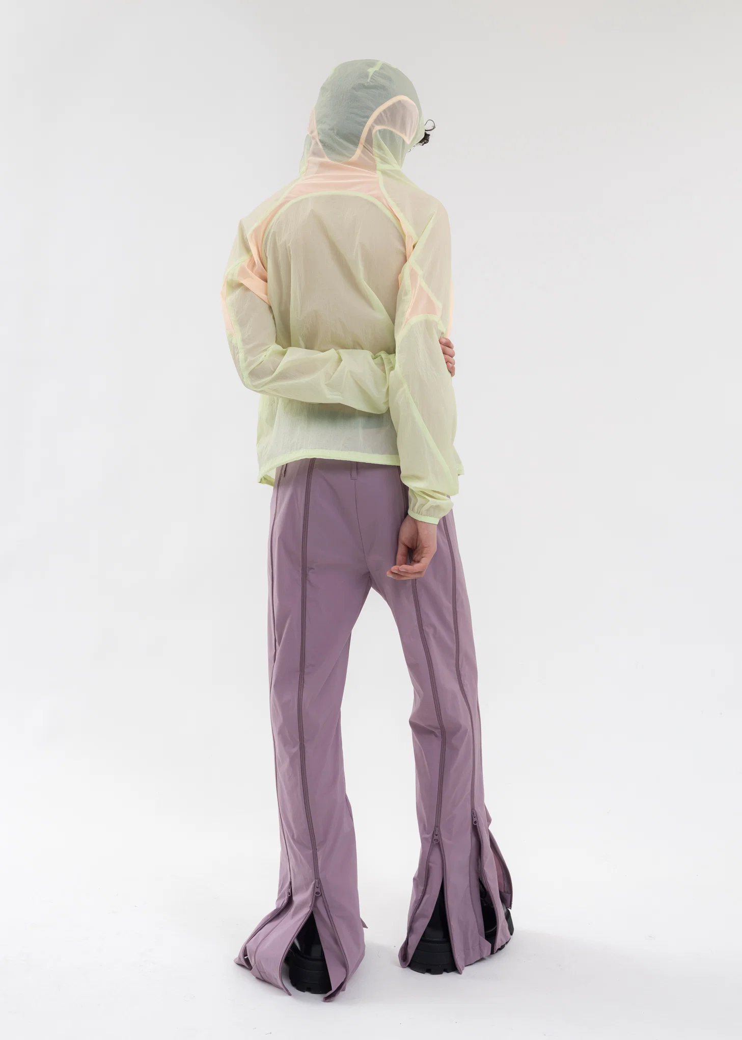 5.0+ TECHNICAL JACKET RIGHT (NYLON/LIGHT GREEN) - Image 7