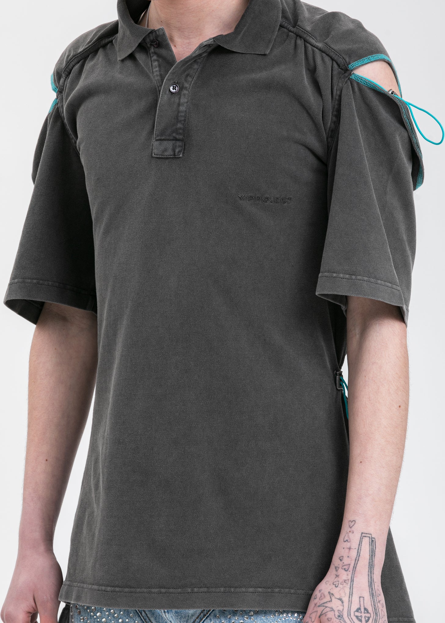 Acid Black Convertible Polo - Image 5