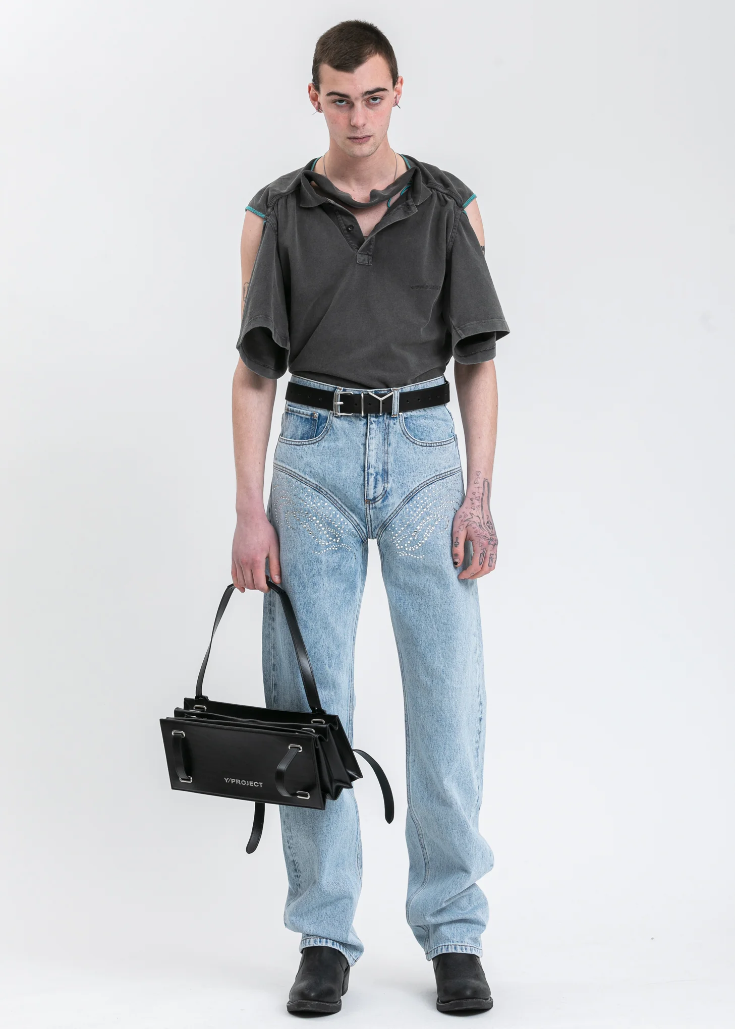 Acid Black Convertible Polo - Image 8