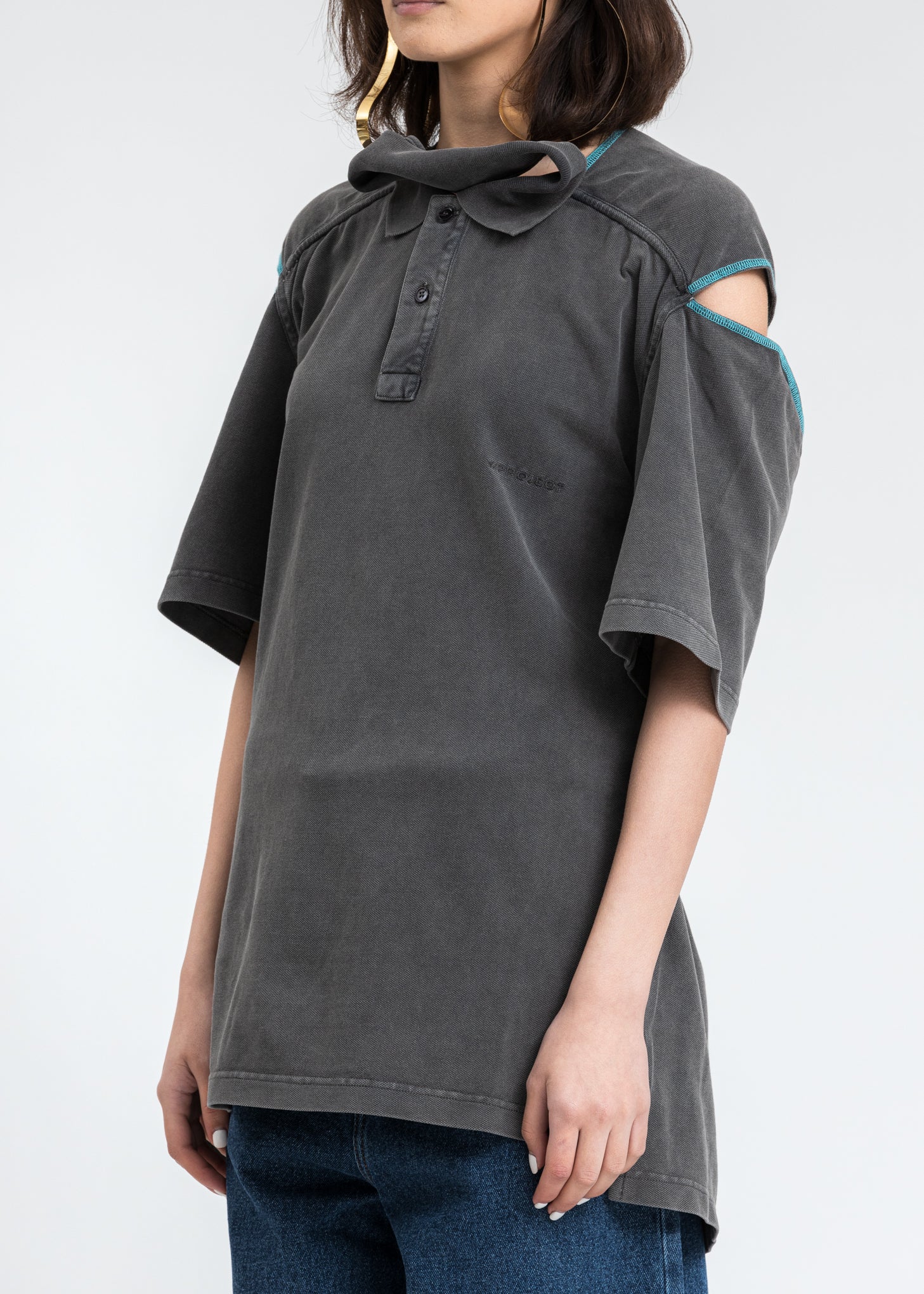 Acid Black Convertible Polo - Image 5