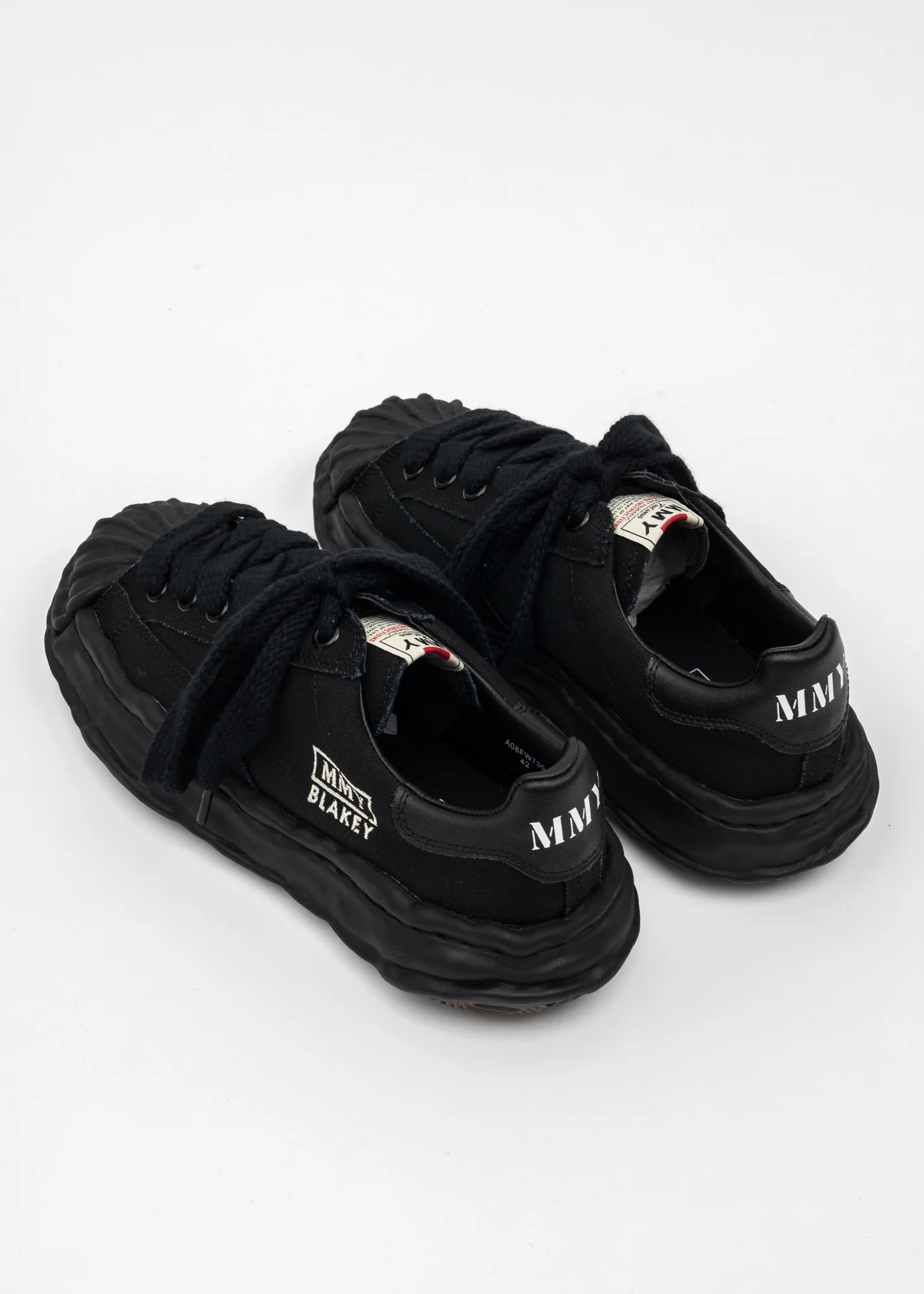 ALL Black OG Sole Canvas Low-Top Sneaker (BLAKEY LOW) - Image 2