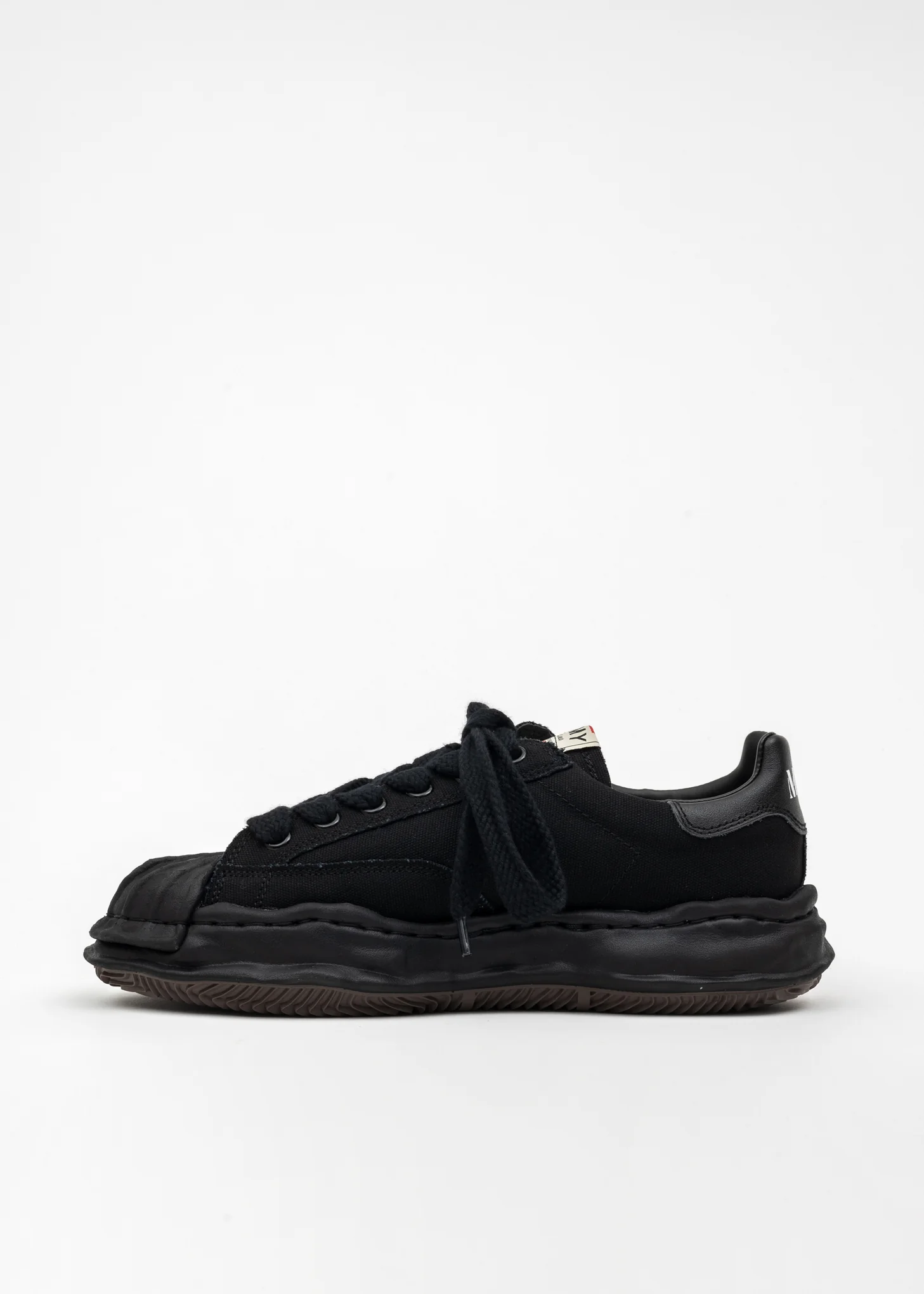 ALL Black OG Sole Canvas Low-Top Sneaker (BLAKEY LOW) - Image 7