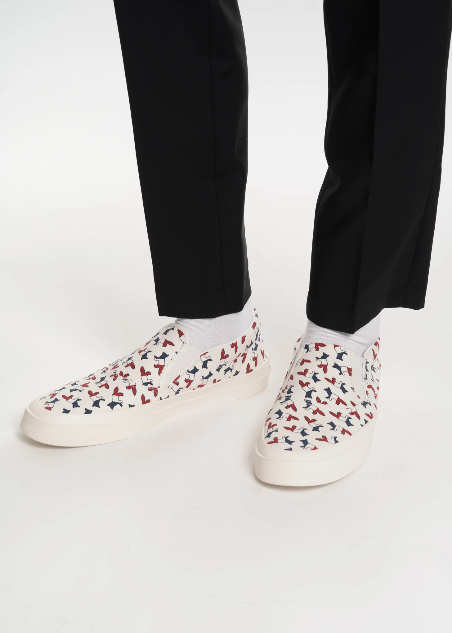 All Over Tricolor Fox Slip-On Sneaker - Image 2