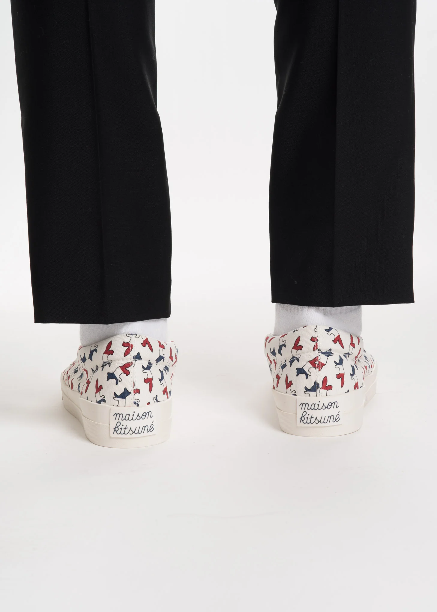 All Over Tricolor Fox Slip-On Sneaker - Image 3