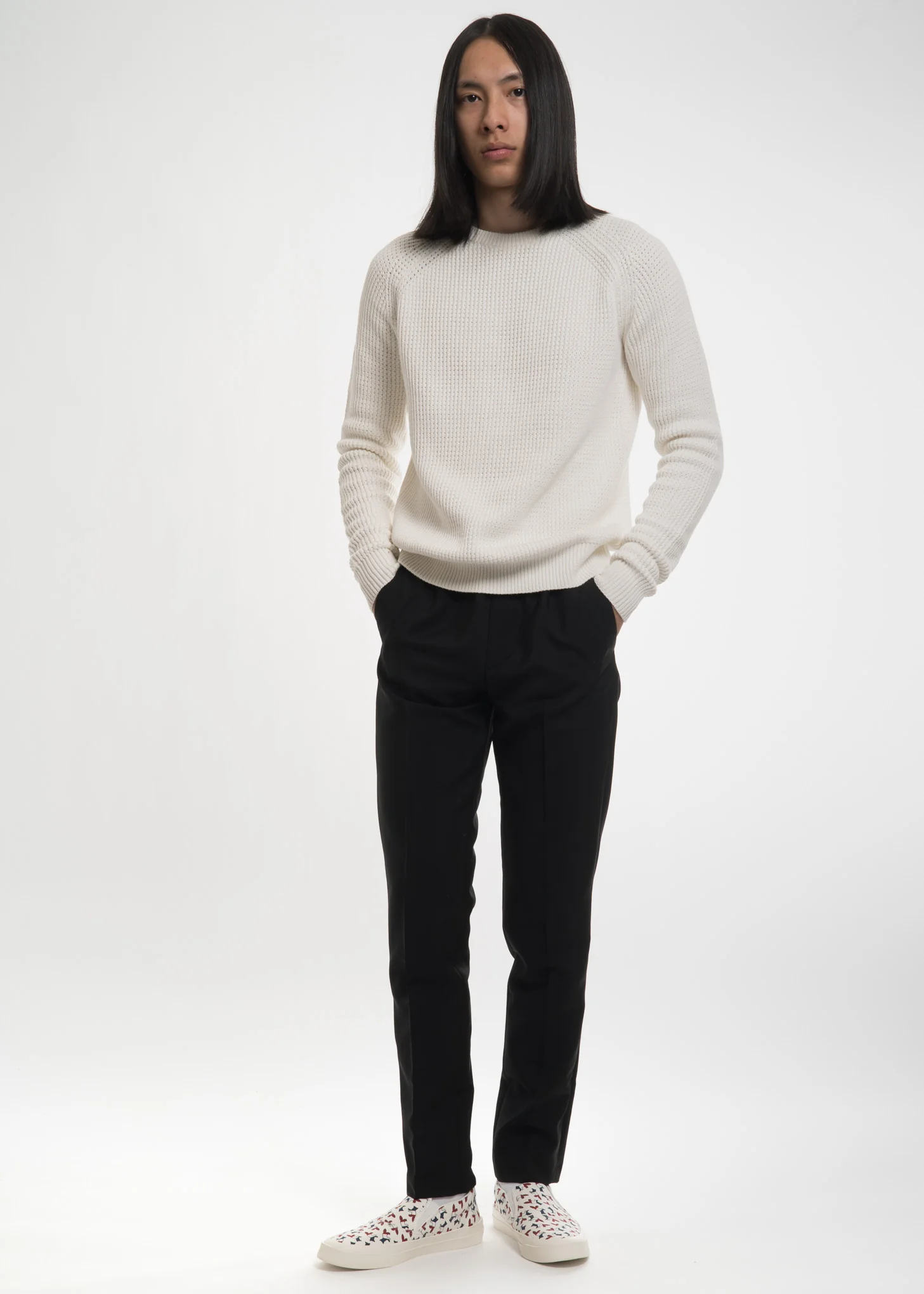 All Over Tricolor Fox Slip-On Sneaker - Image 6