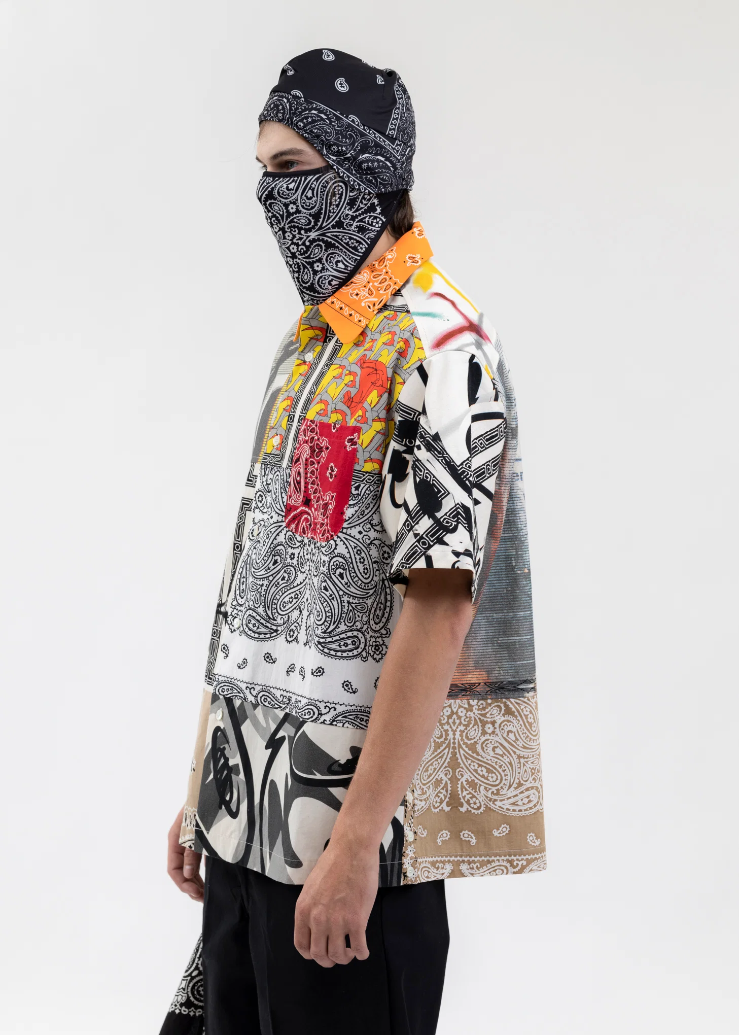 ALL X MIX BANDANA PATCH SHIRTS SS X YAGI - Image 3