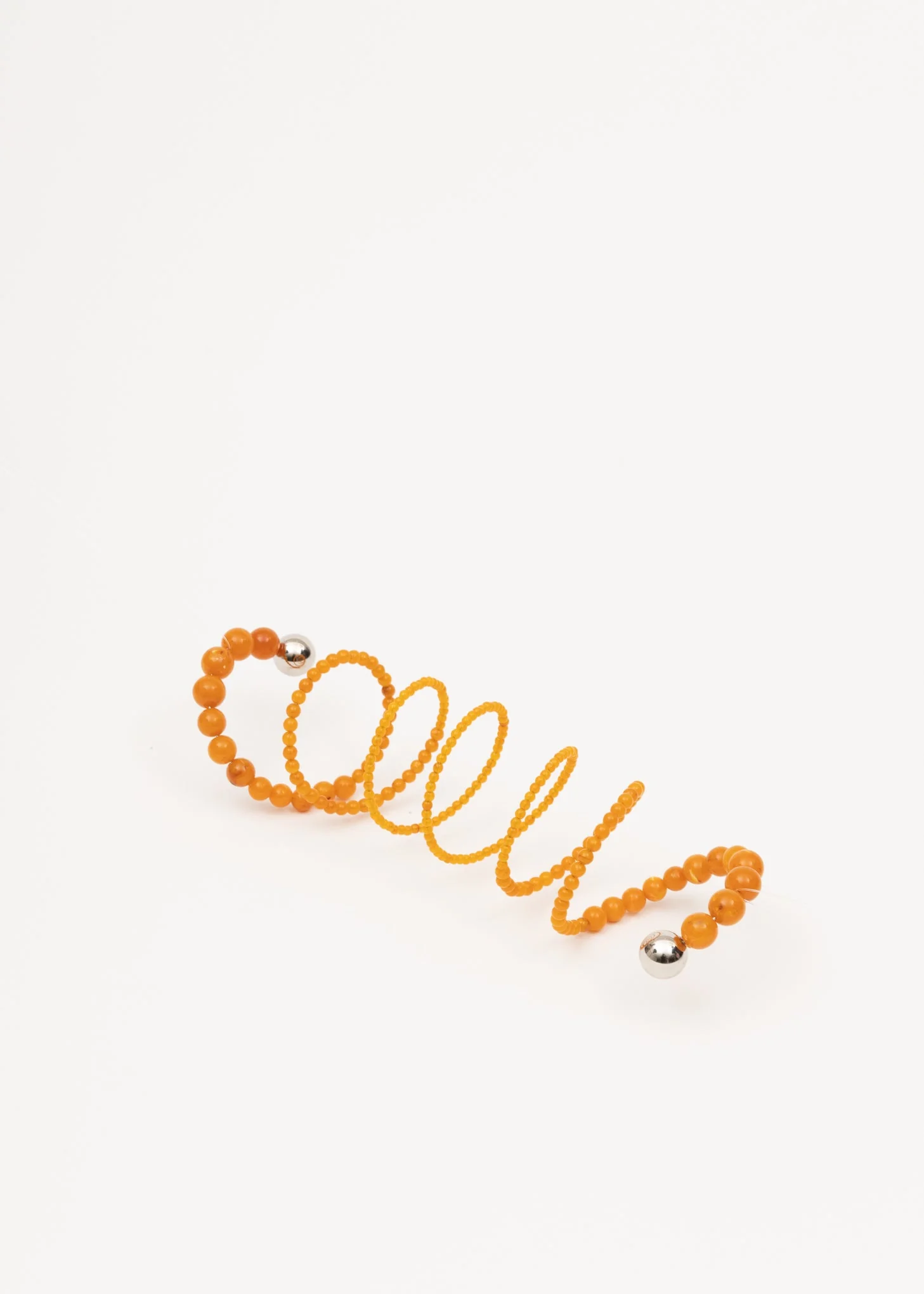 Amber SPIRAL BEAD Bracelet