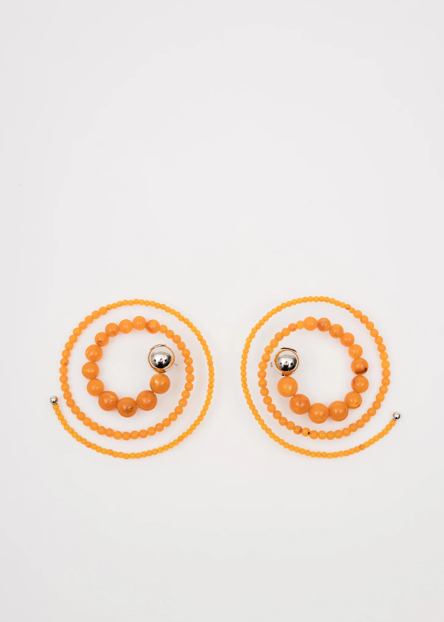 Amber SPIRAL Earring