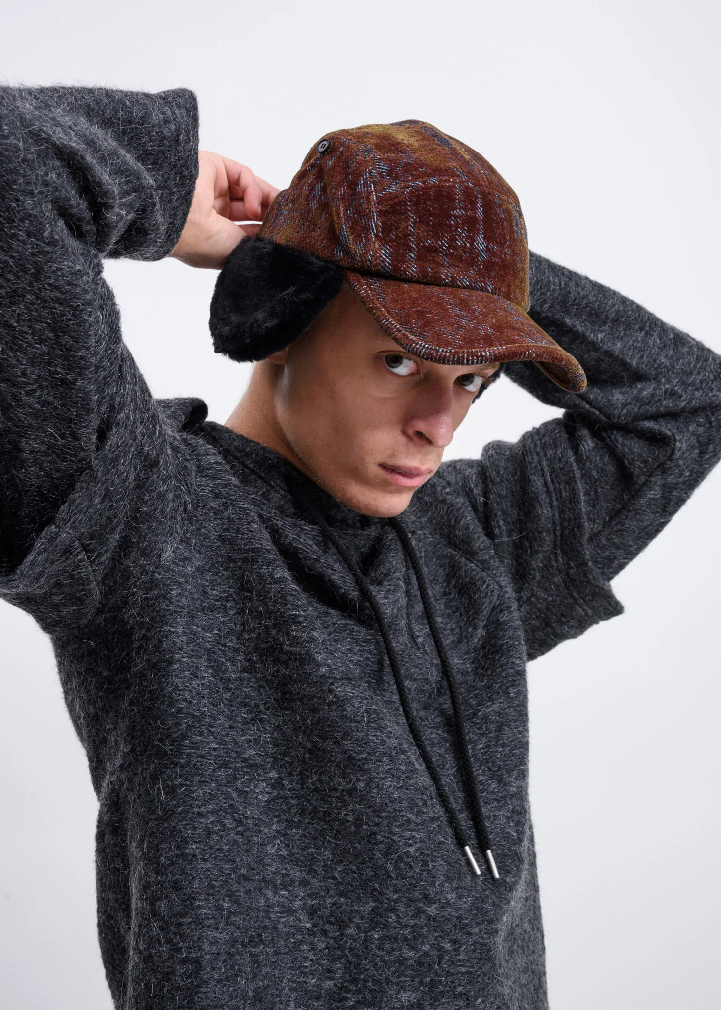 Andorra Flocked Earflap Cap - Image 2