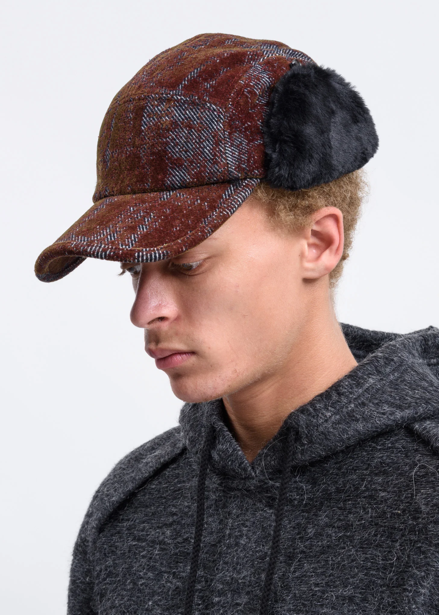 Andorra Flocked Earflap Cap - Image 3