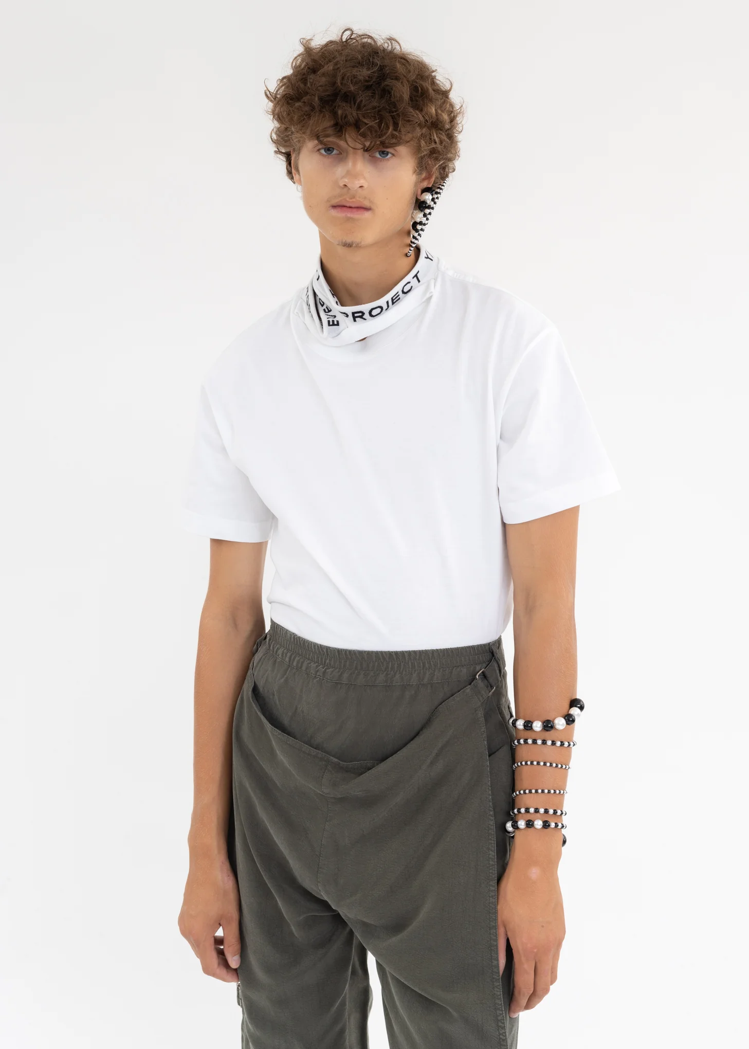ARMY GREEN POP UP RAVER PANTS - Image 7