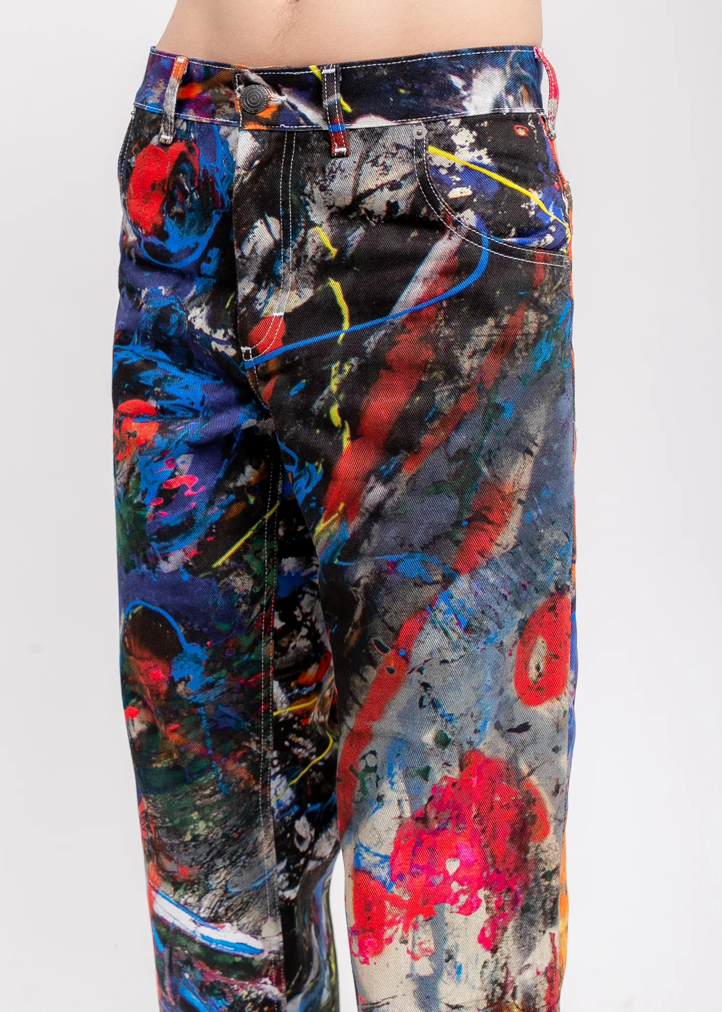 Art Denim Jeans - Image 4