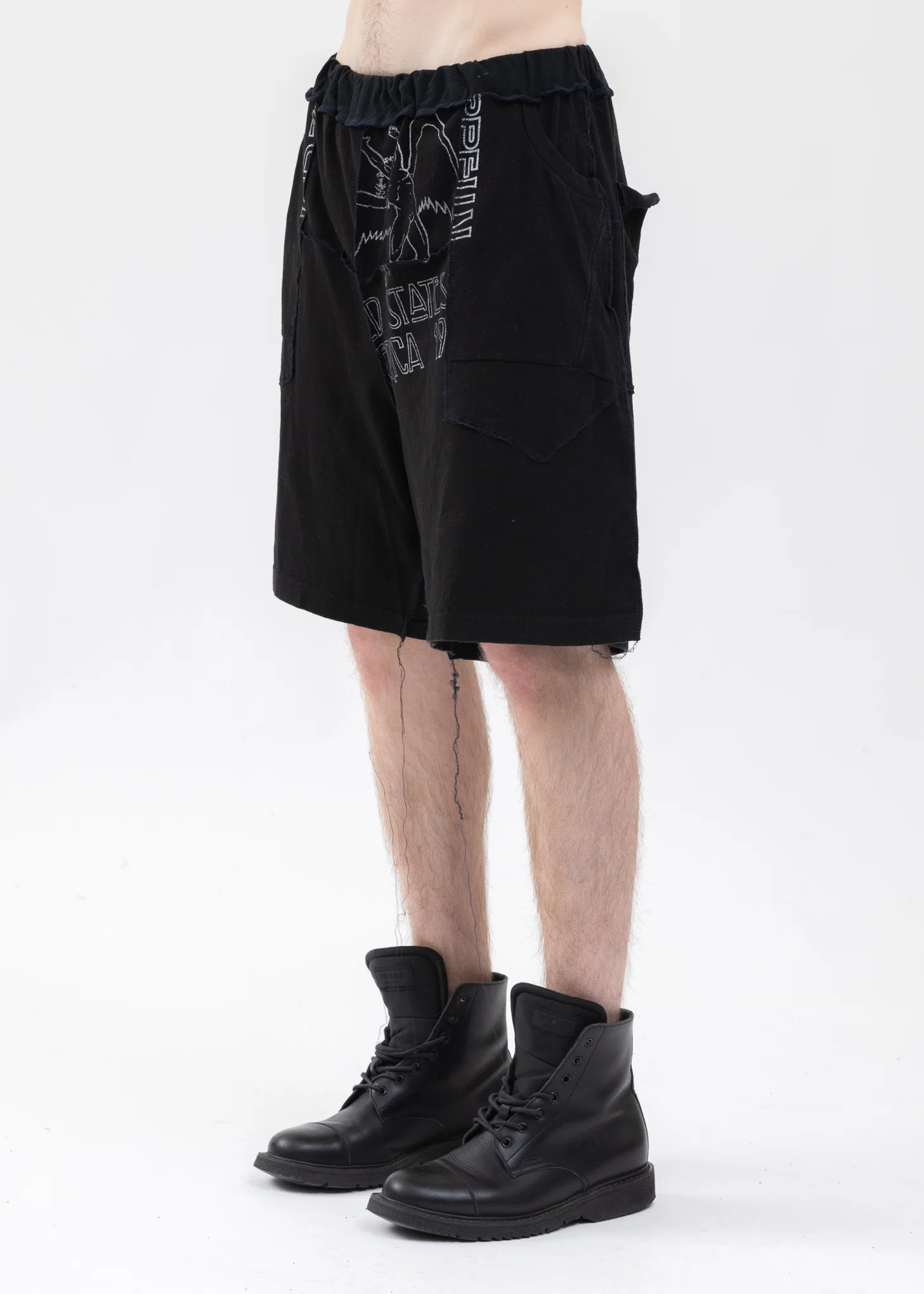 Band Tee Wide Shorts -Style 2 - Image 3