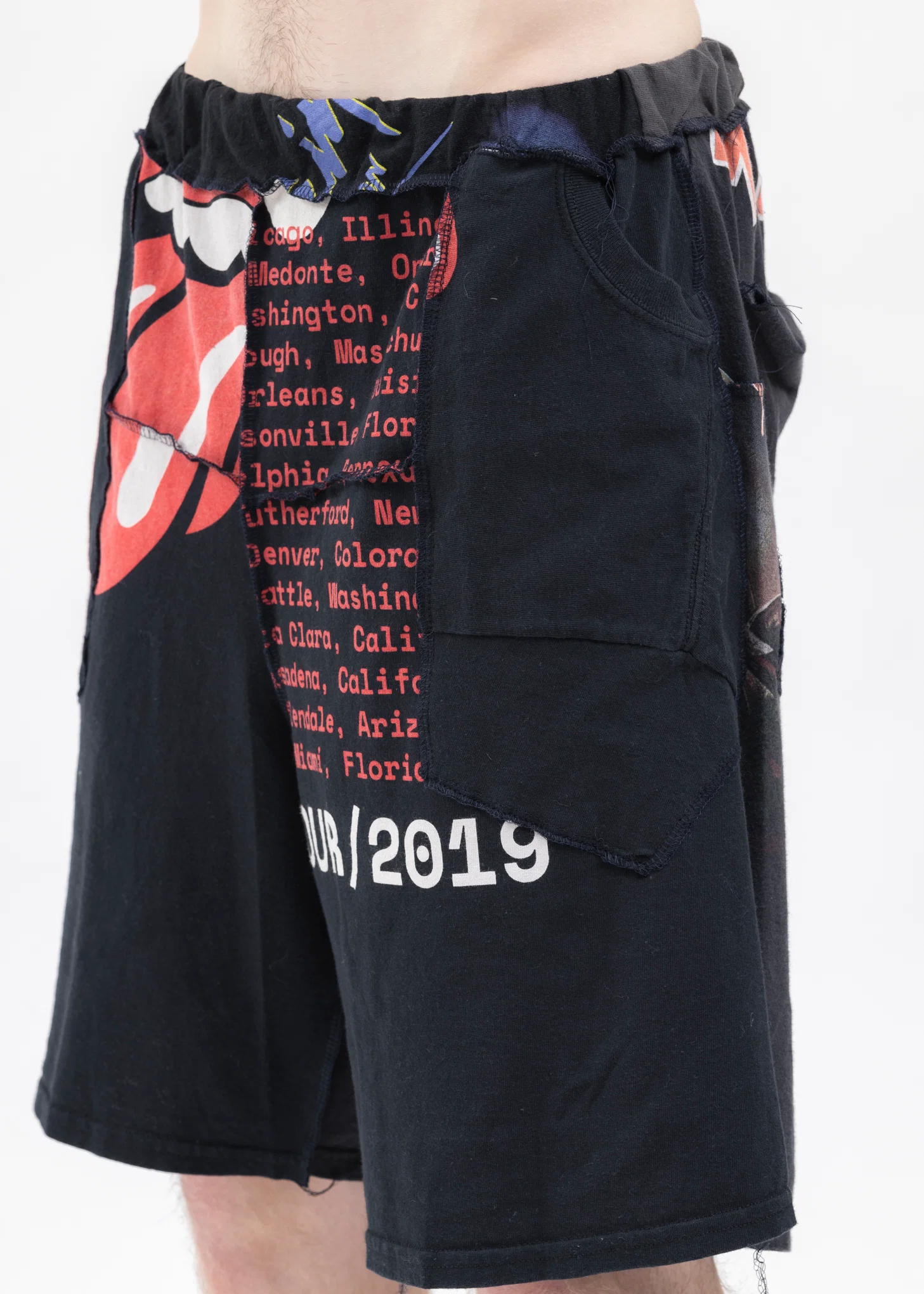 Band Tee Wide Shorts -Style 1 - Image 4