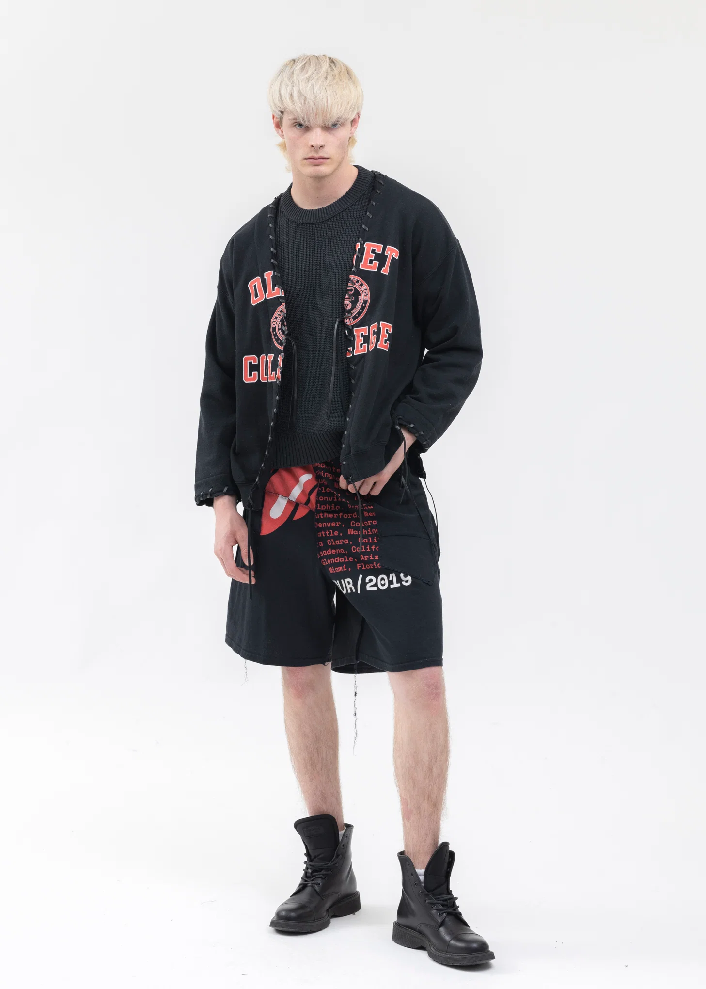 Band Tee Wide Shorts -Style 1 - Image 6