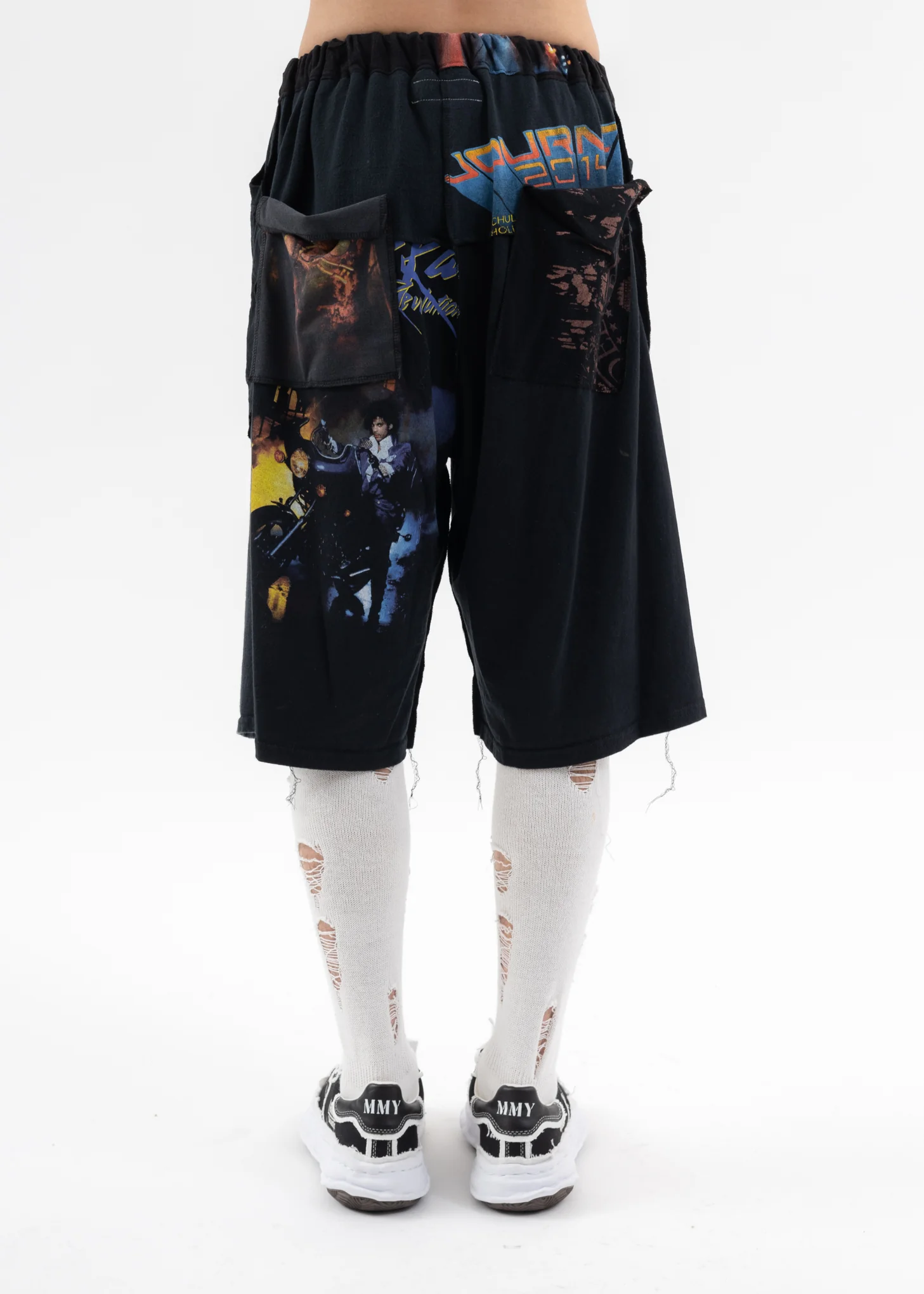 Band Tee Wide Shorts -Style A - Image 2