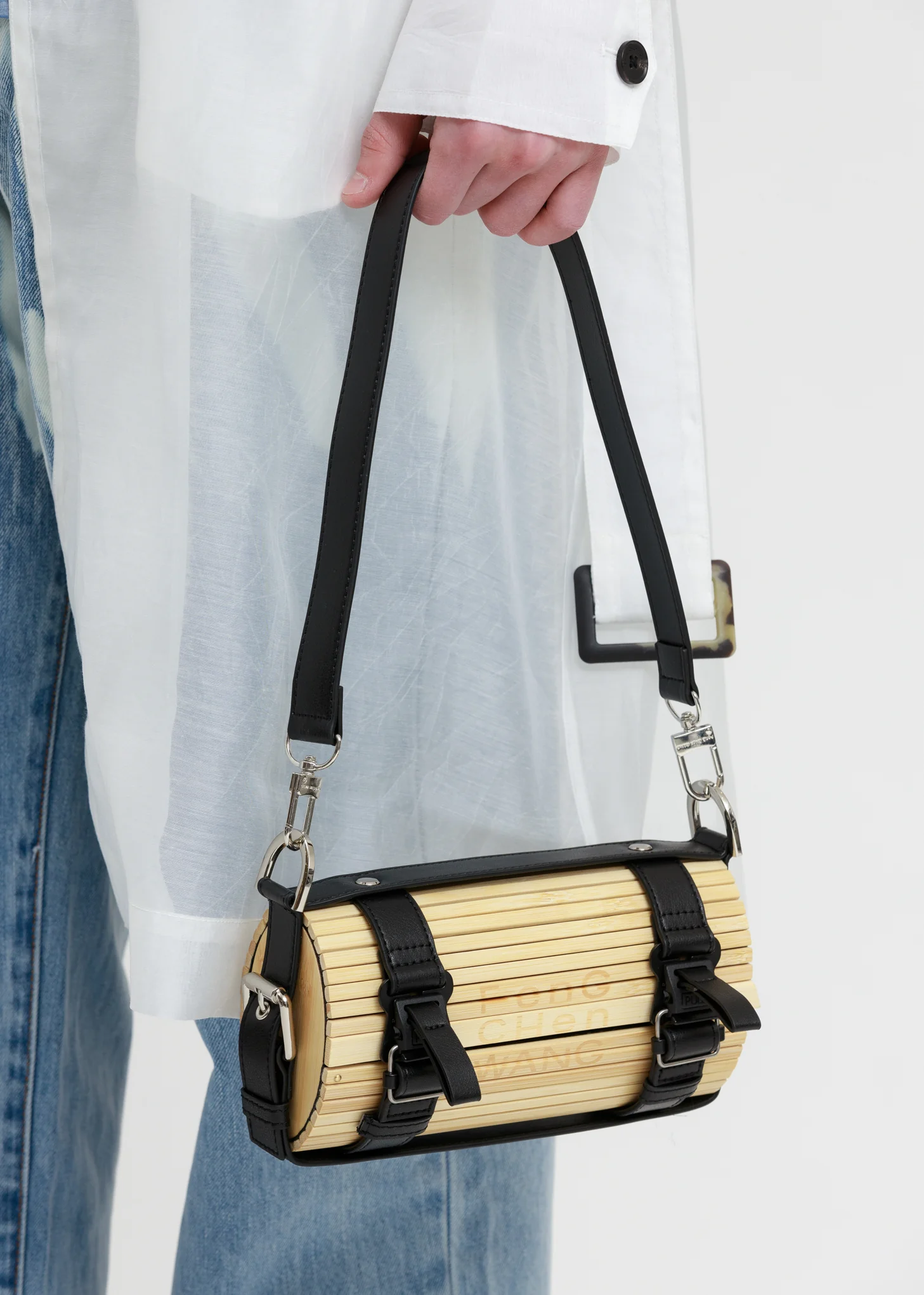 Beige Bamboo Bag - Image 3