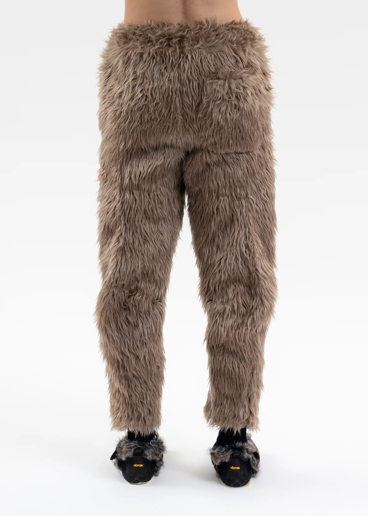 BEIGE BEASTLY LEGS FUR PANT - Image 3