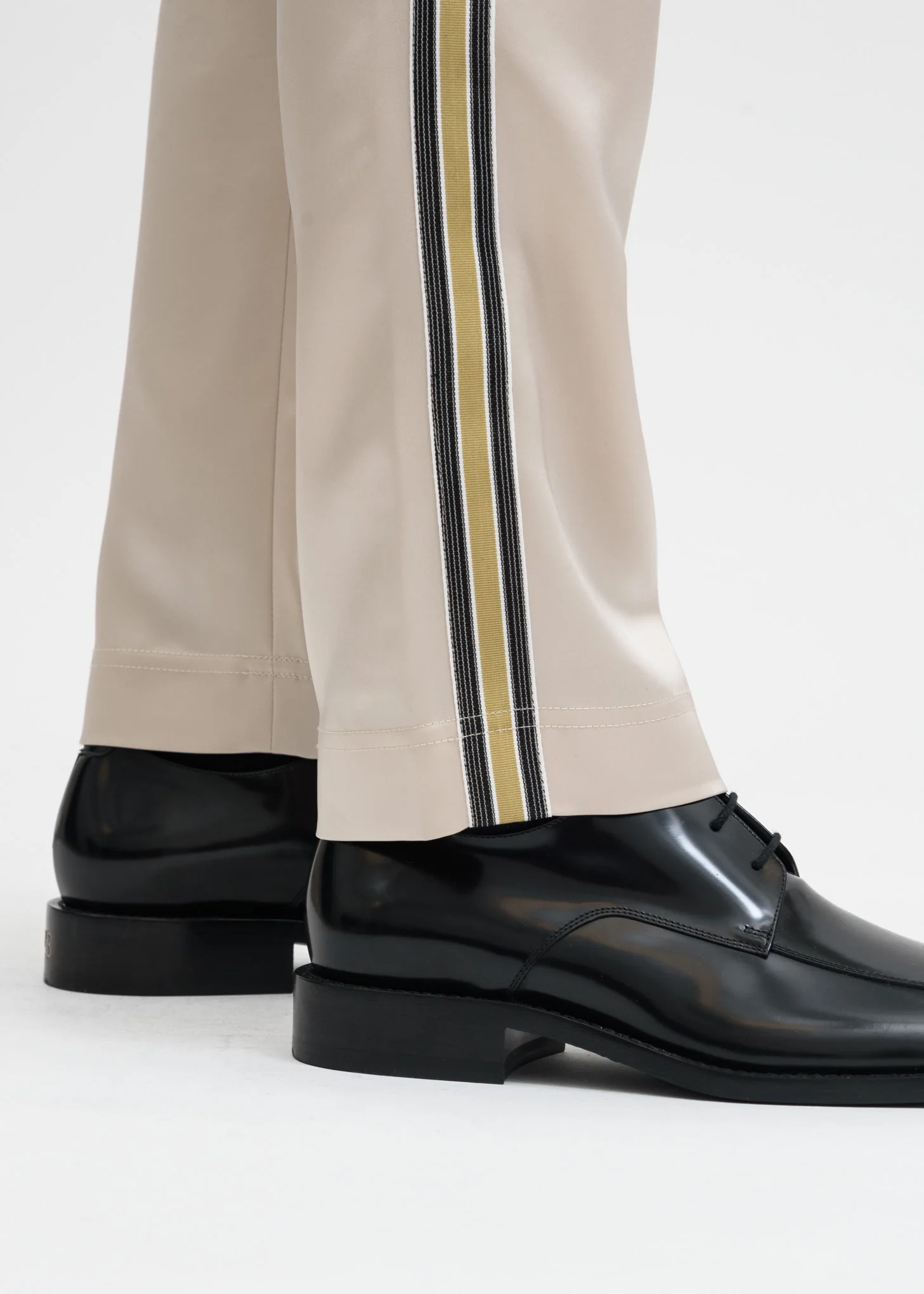 Beige Buck Japanese Satin Track Pant - Image 2