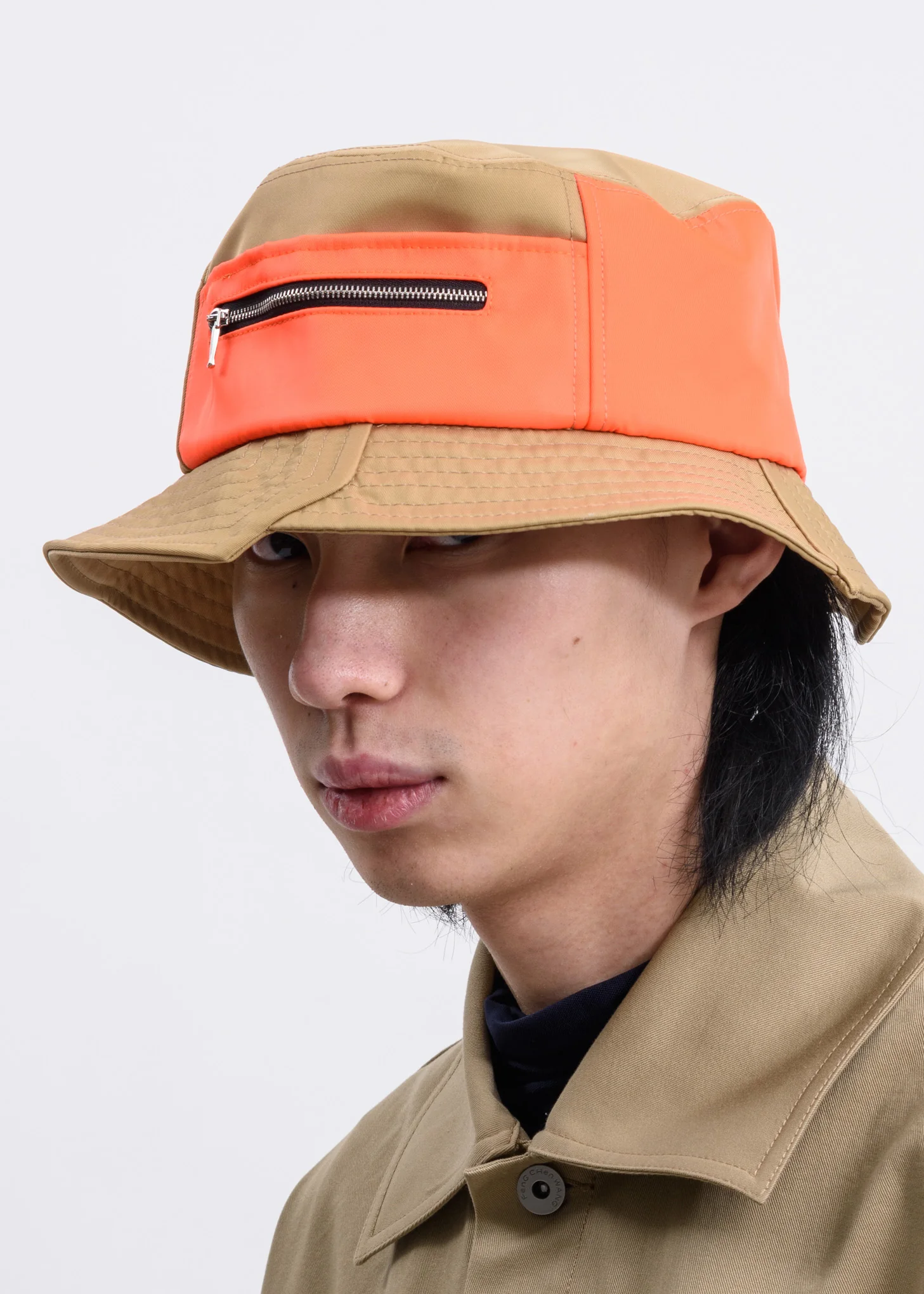 Beige Bucket Hat