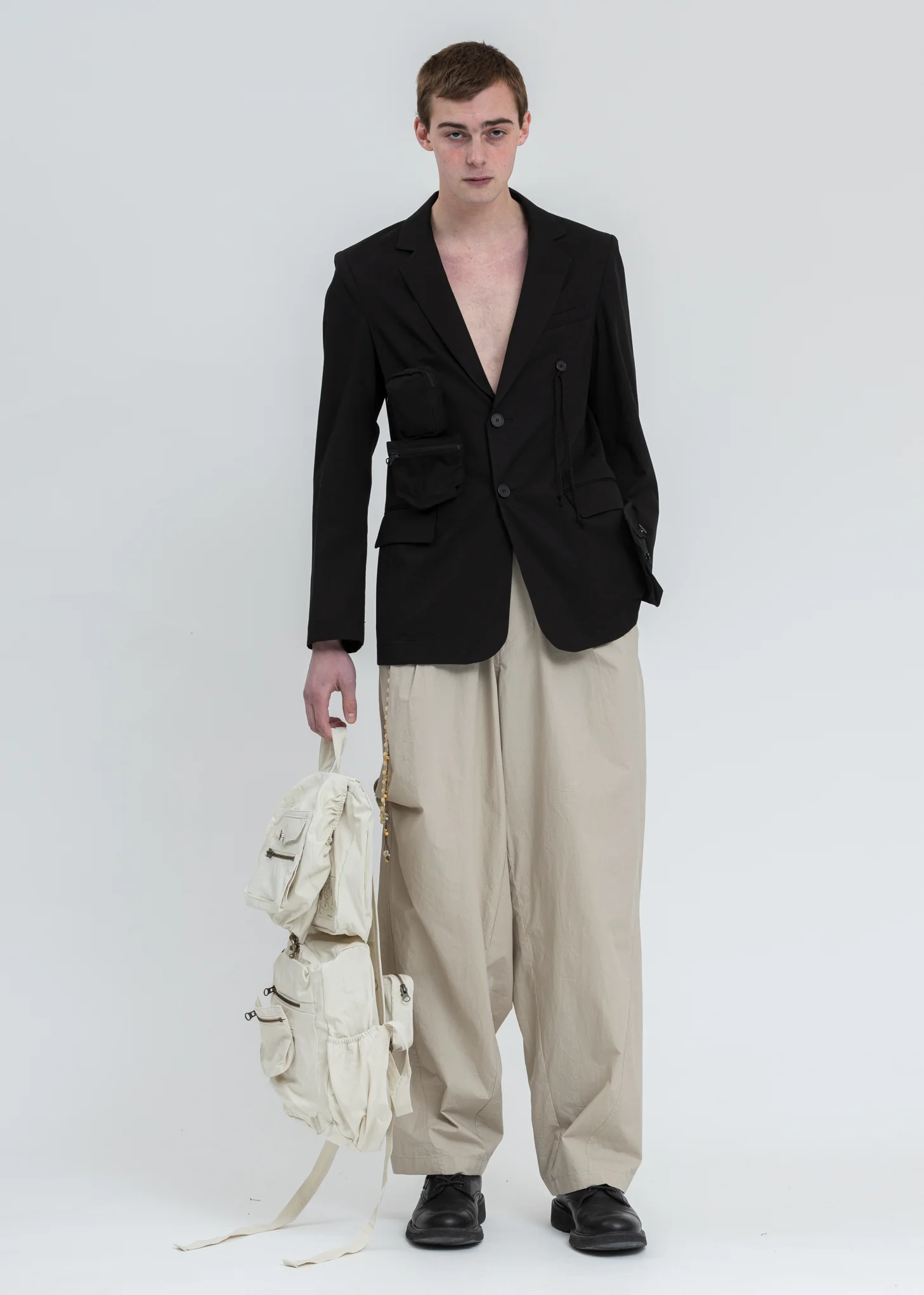 Beige Foldable Backpack - Image 10