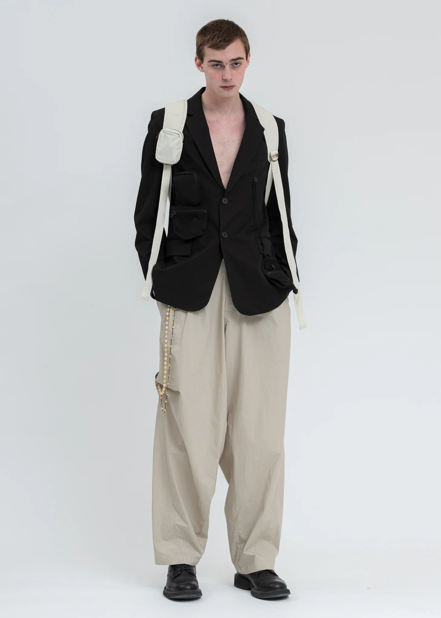 Beige Foldable Backpack - Image 7