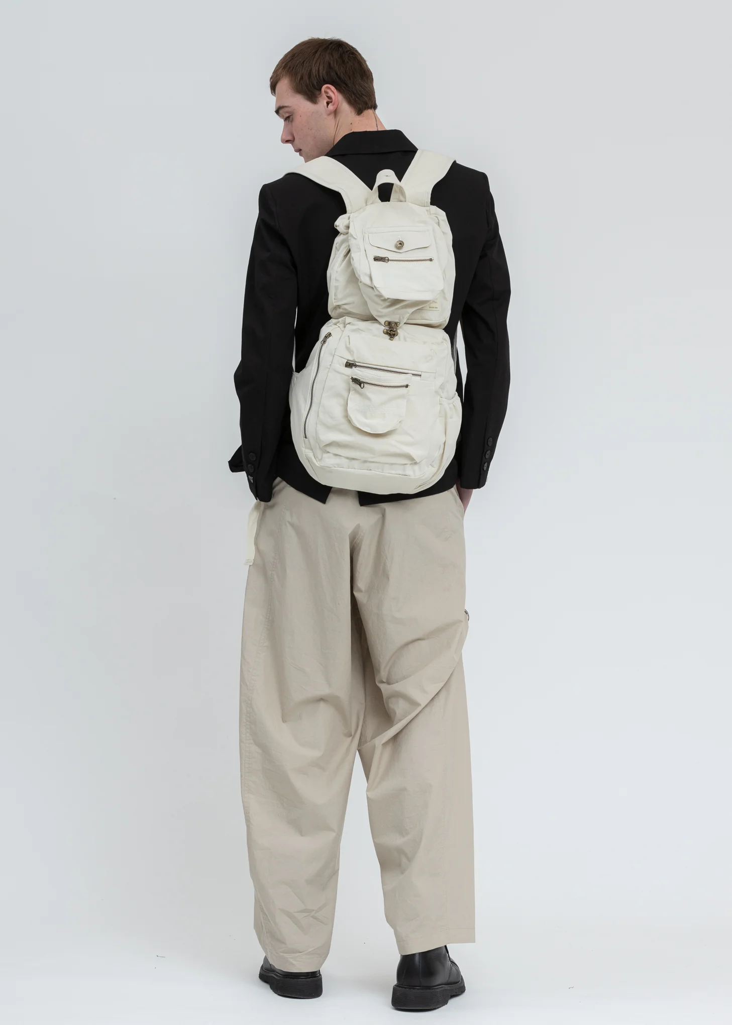Beige Foldable Backpack - Image 9