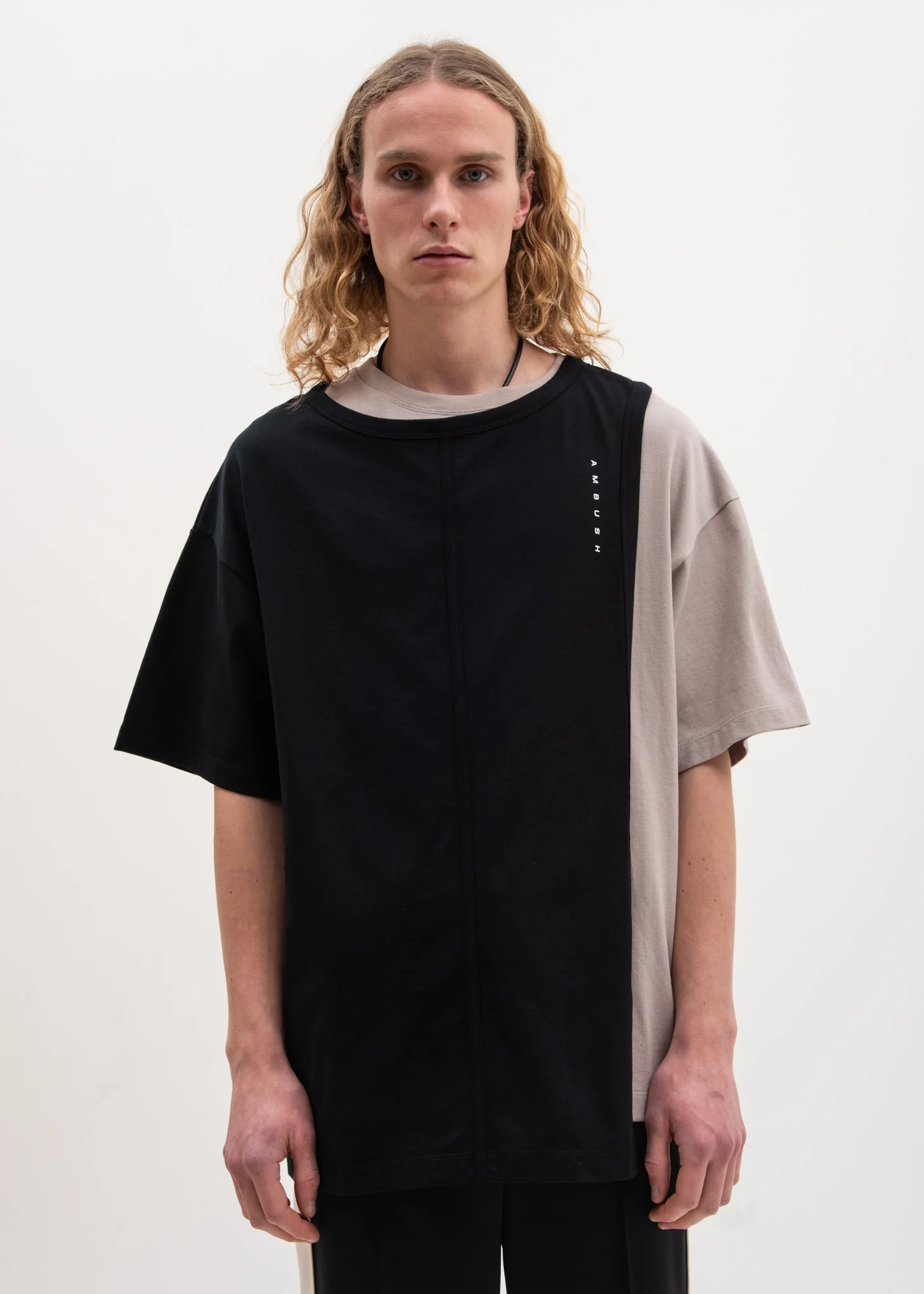 Beige Layered T-Shirt