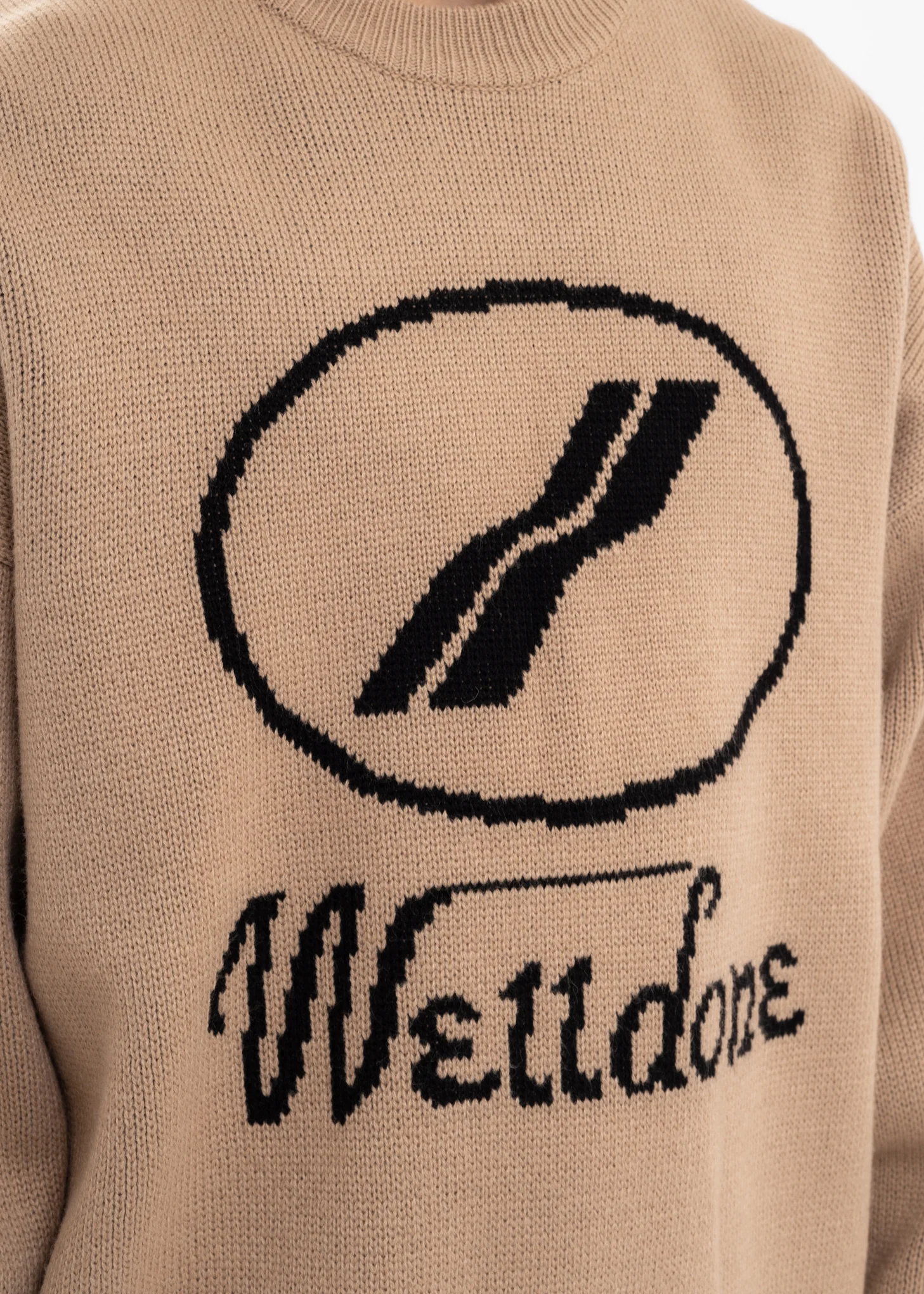 BEIGE LOGO JQD SWEATER - Image 4