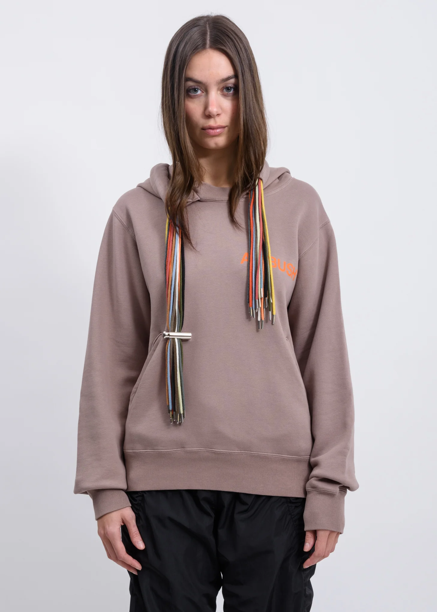 Beige Multi Cord Hoodie