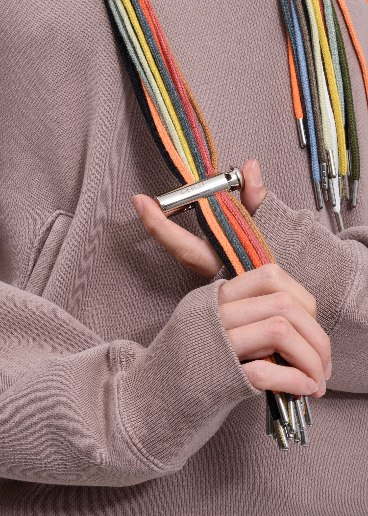 Beige Multi Cord Hoodie - Image 2