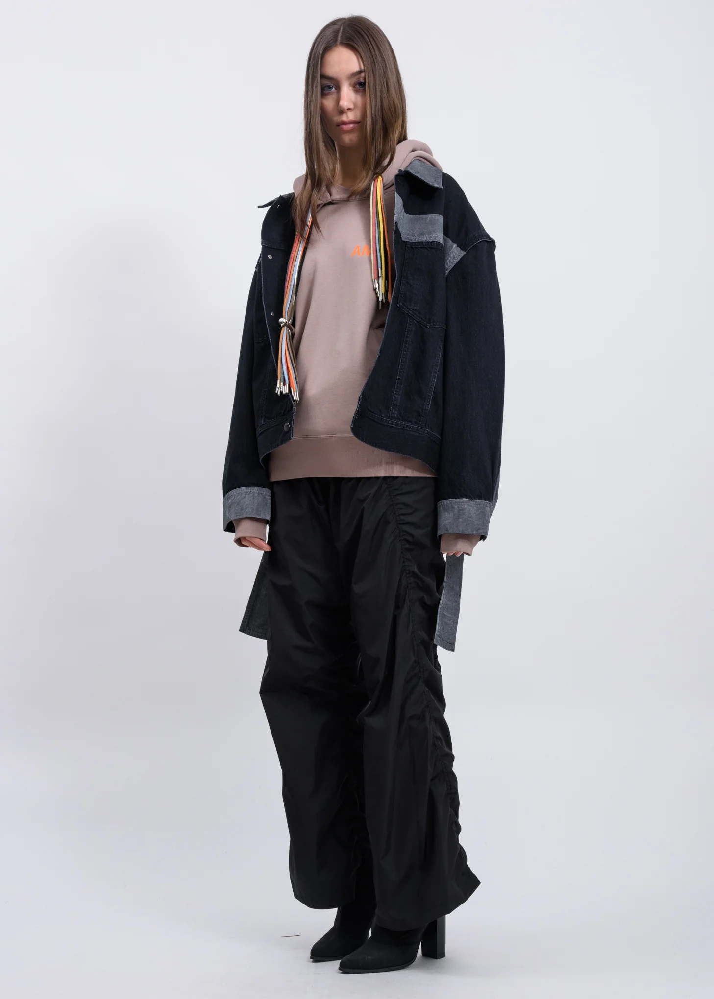 Beige Multi Cord Hoodie - Image 5