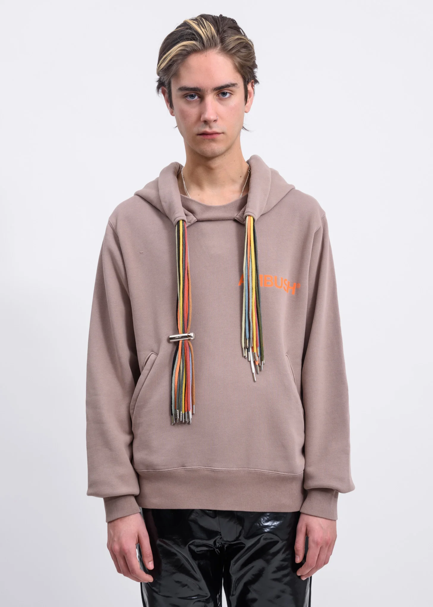 Beige Multi Cord Hoodie