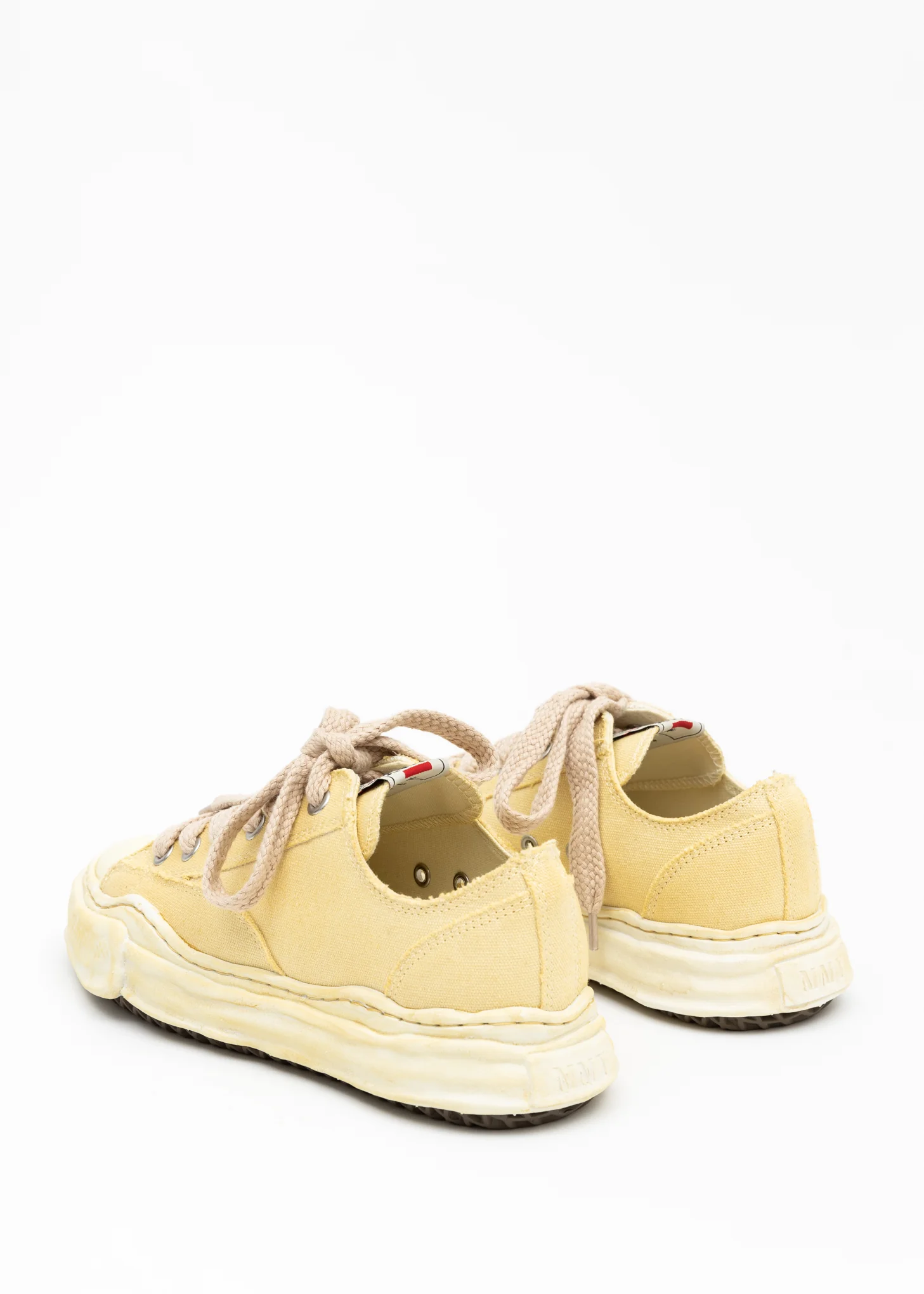 Beige Original Sole Overdyed Canvas Sneaker (PETERSON LOW) - Image 2