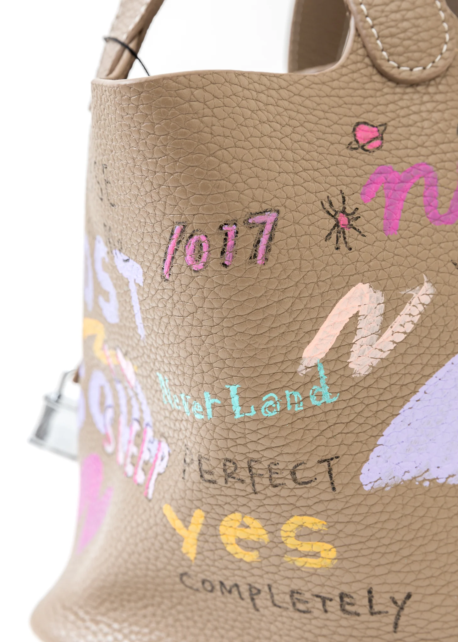 Beige Paint Cube Bag (Large) - Preorder - Image 5