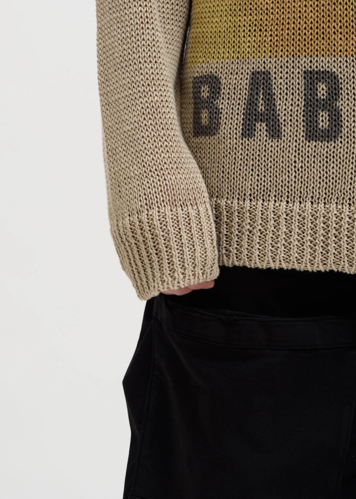 Beige Post Card “Babylon” Sweater - Image 4